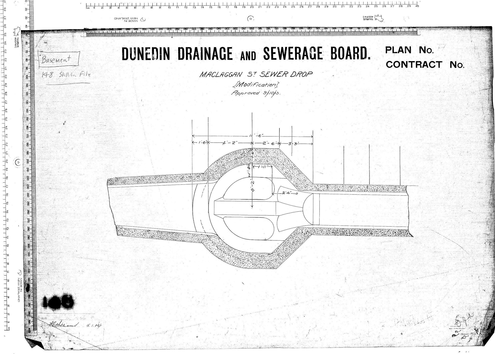 Maclaggan St Sewer Drop