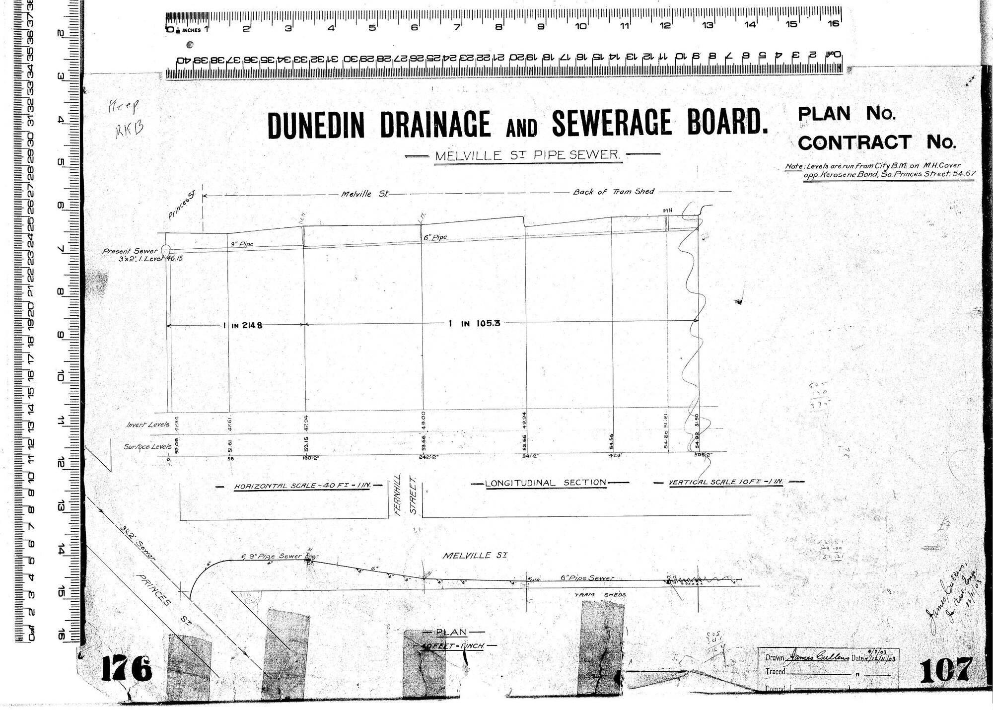 Melville St Pipe Sewer
