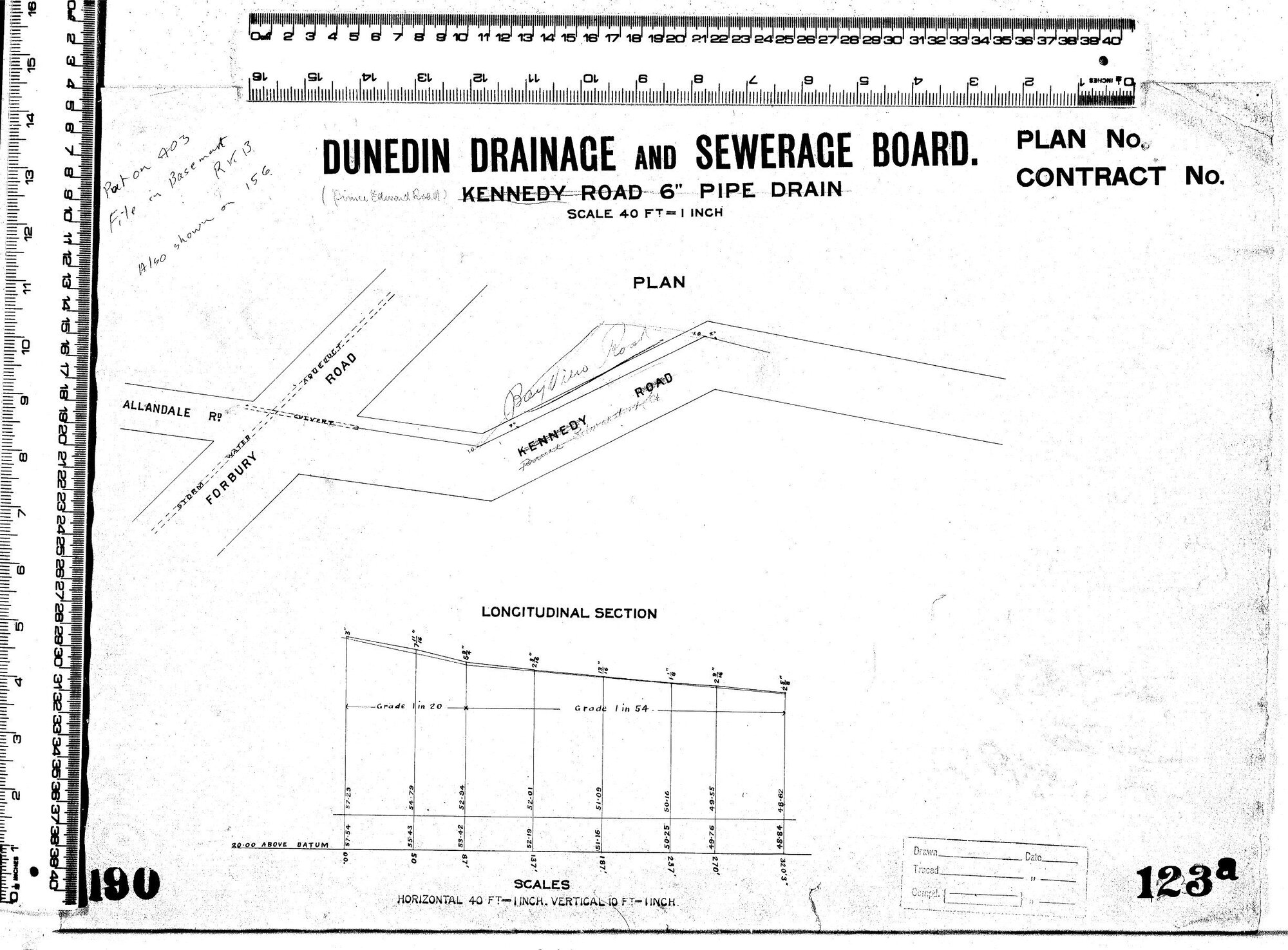 Prince Edward Road  6" Pipe Drain