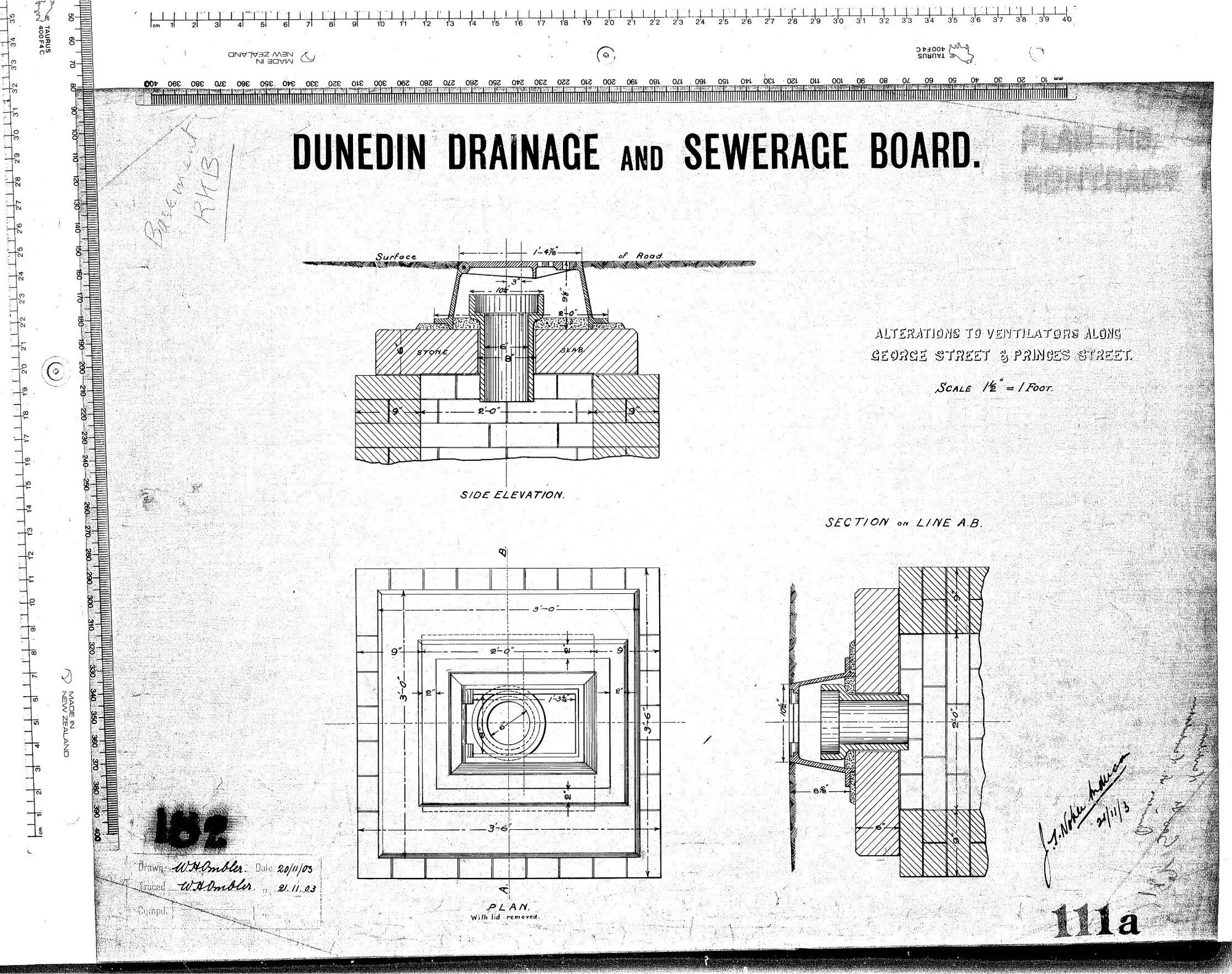 Alterations to Ventilators Along George Street &amp; Princes Street