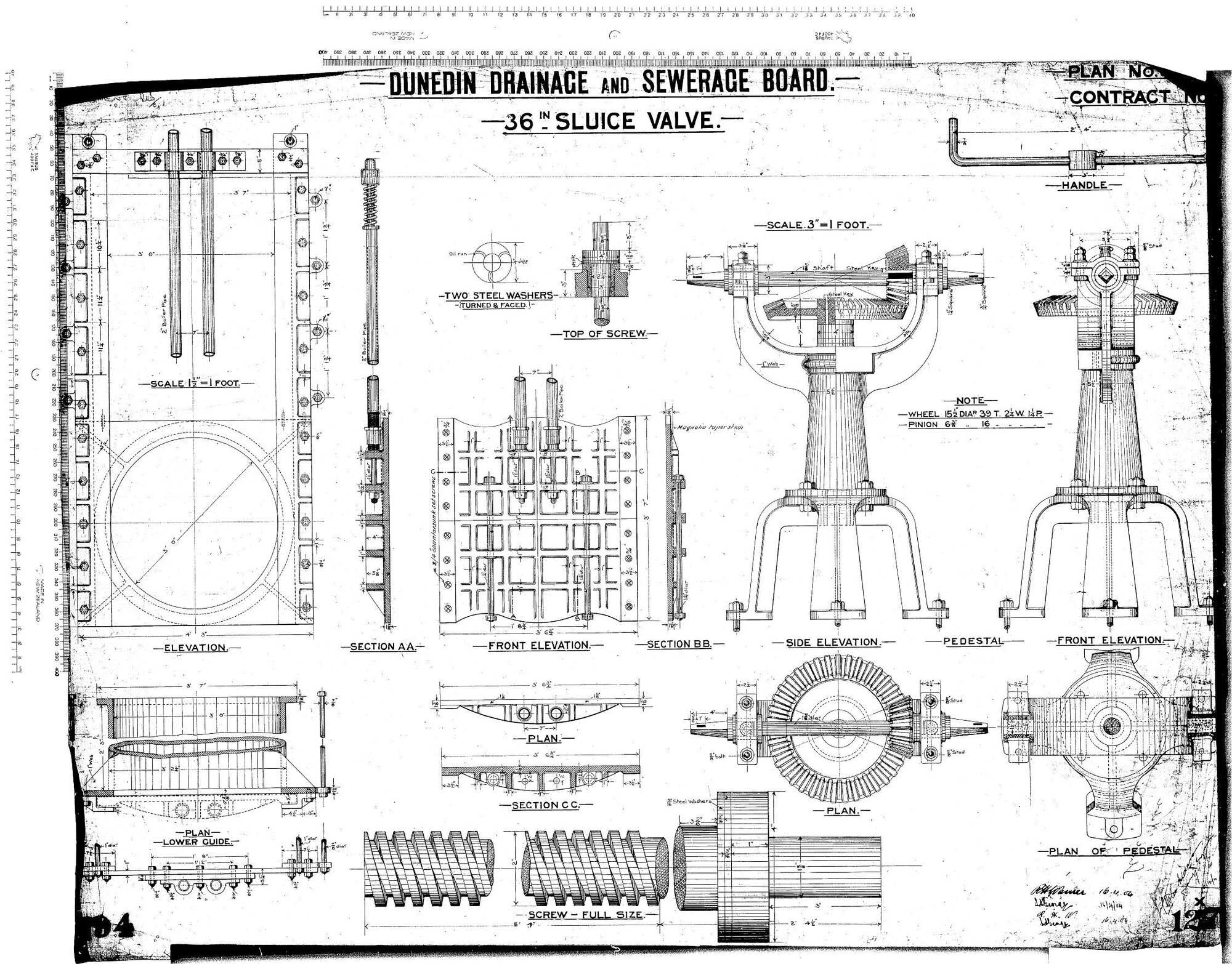 36" Sluice Valve