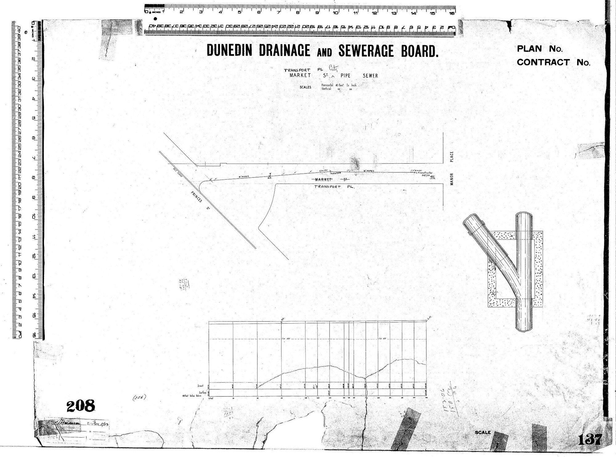 TRANSPORT PLACE MARKET STREET CITY PIPE SEWER