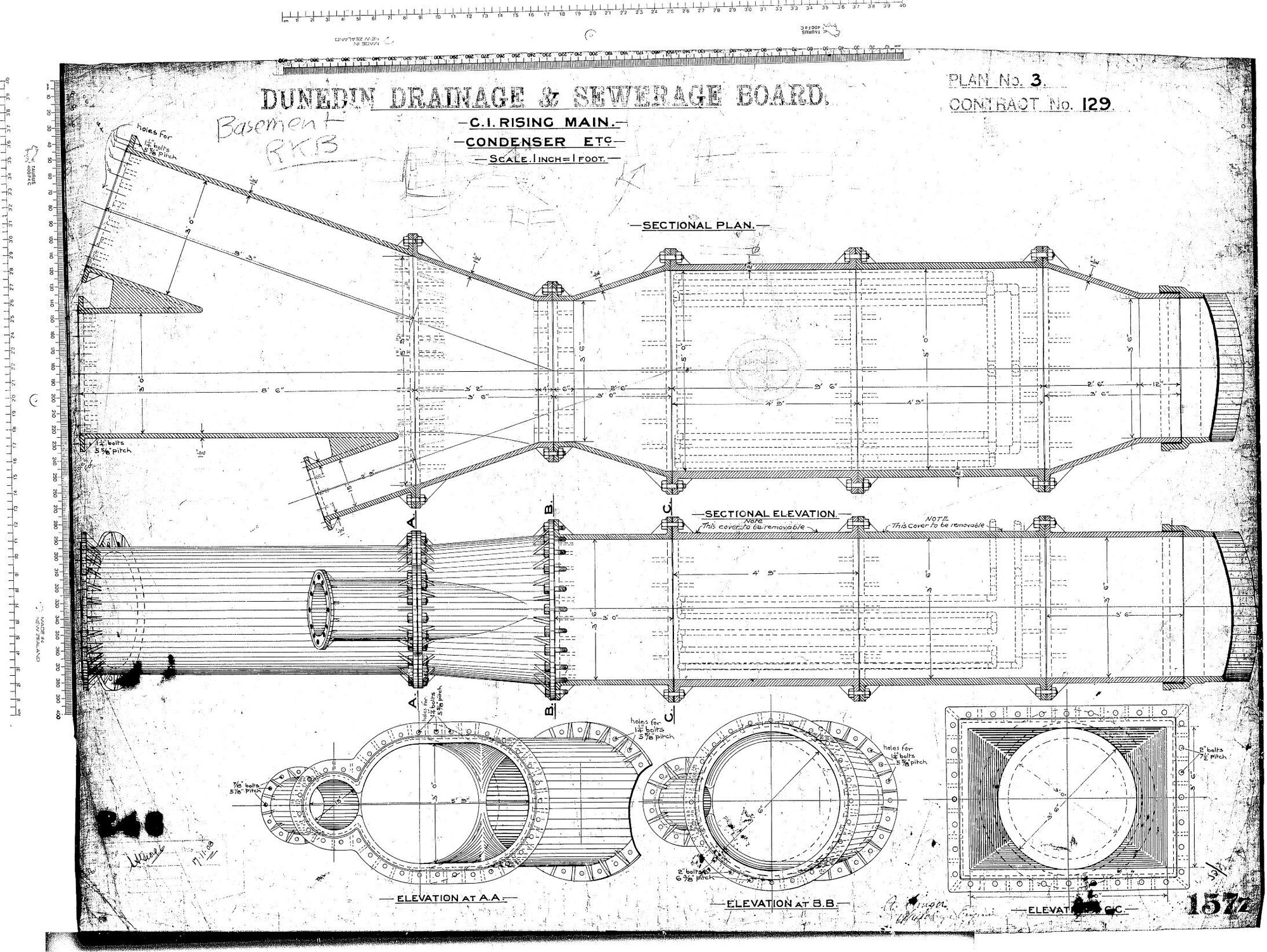 C.I. RISING MAIN - CONDENSER ETC