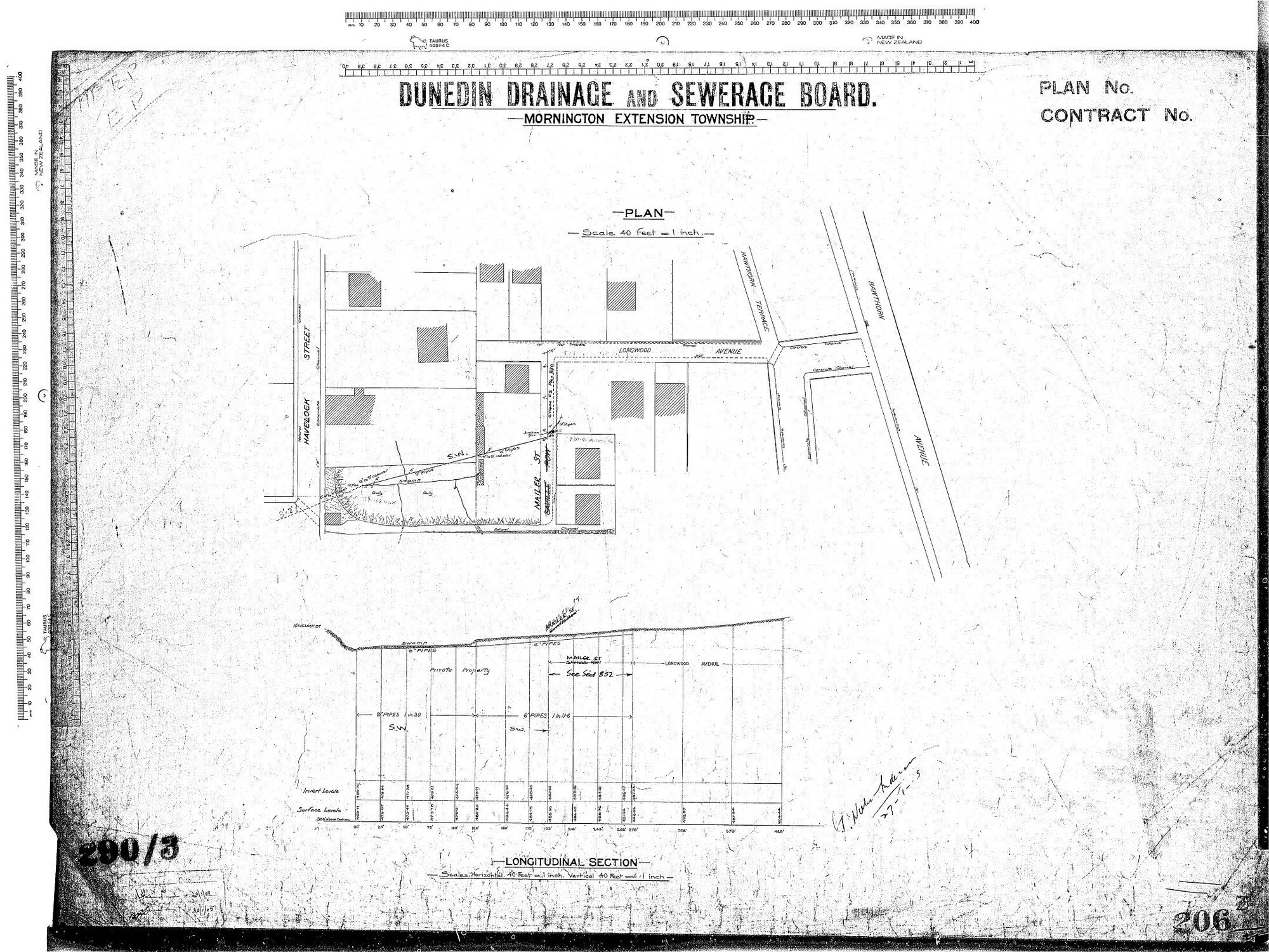 MORNINGTON EXTENSION TOWNSHIP - PLAN