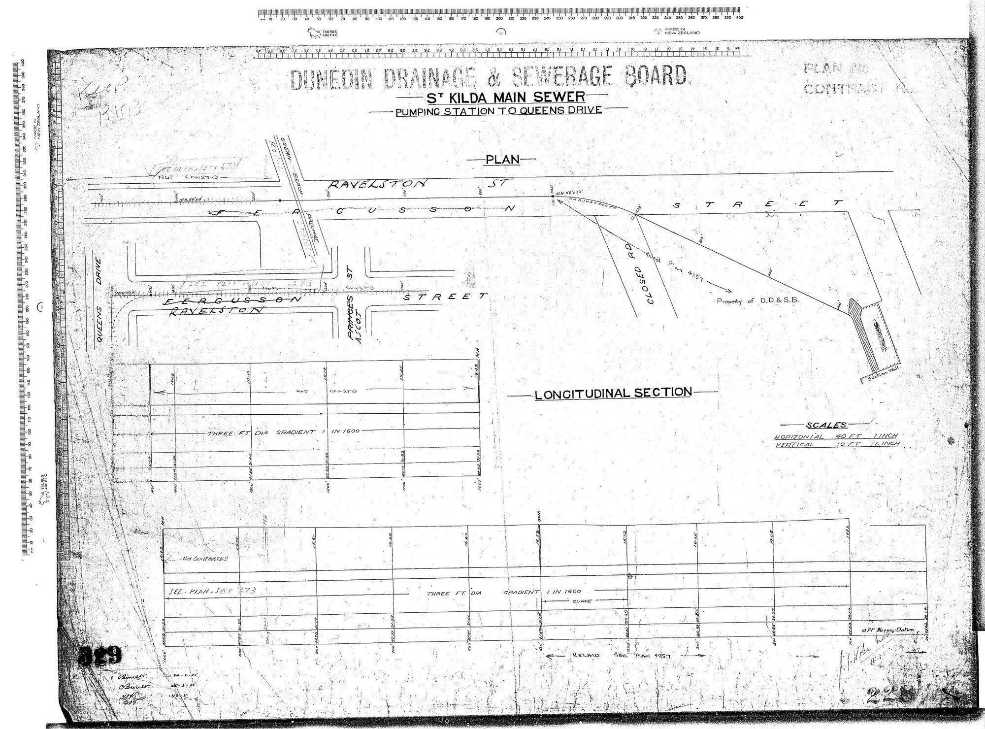 ST KILDA MAIN SEWER - PUMPING STATION TO QUEENS DRIVE
