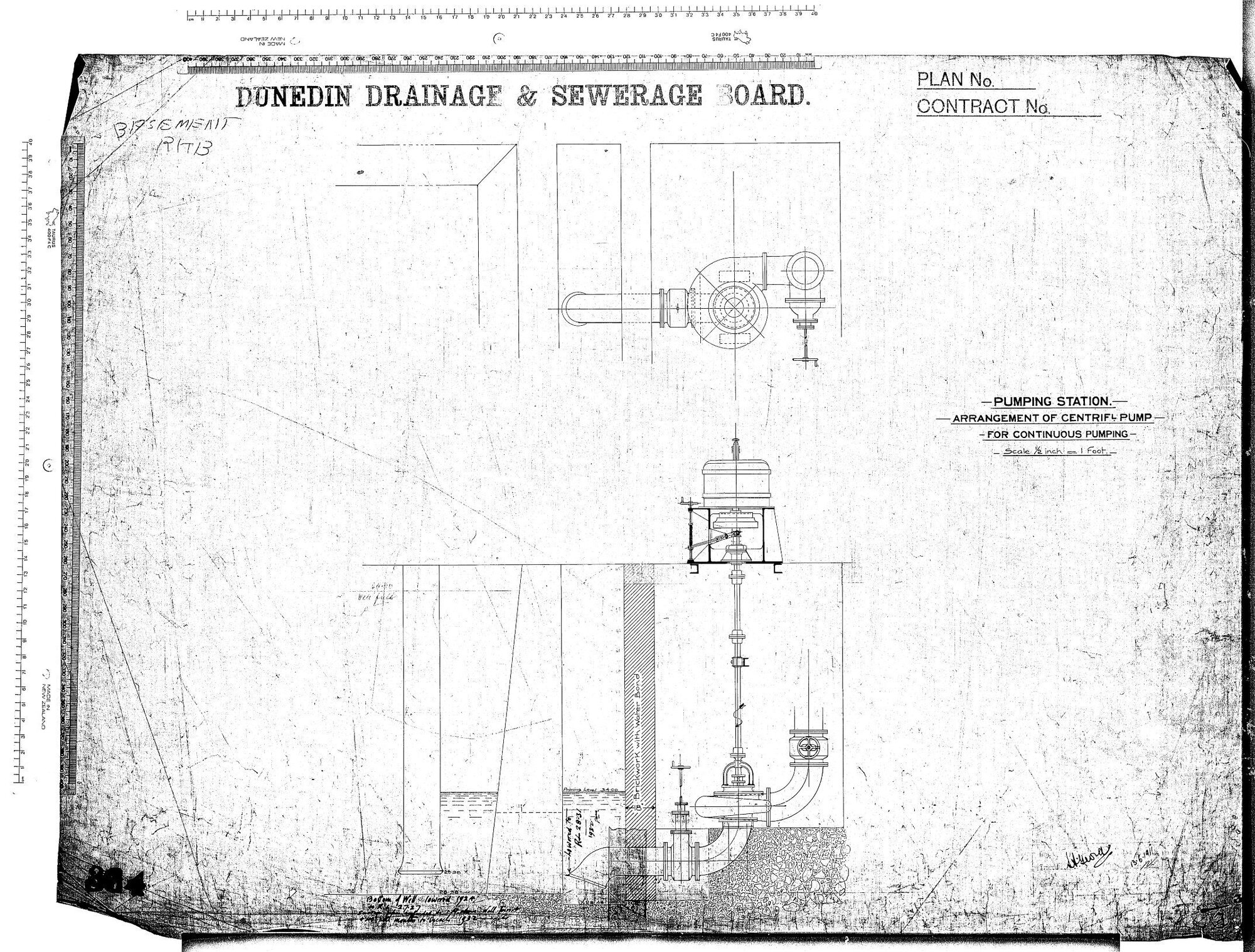 PUMPING STATION - ARRANGEMENT OF CENTRIF PUMP - FOR CONTINUOUS PUMPING