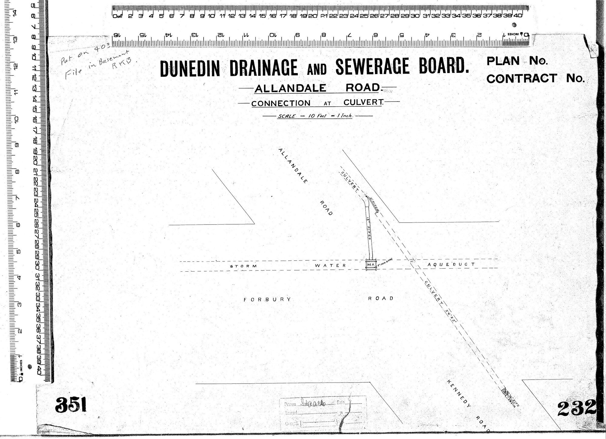 ALLANDALE ROAD - CONNECTION AT CULVERT 