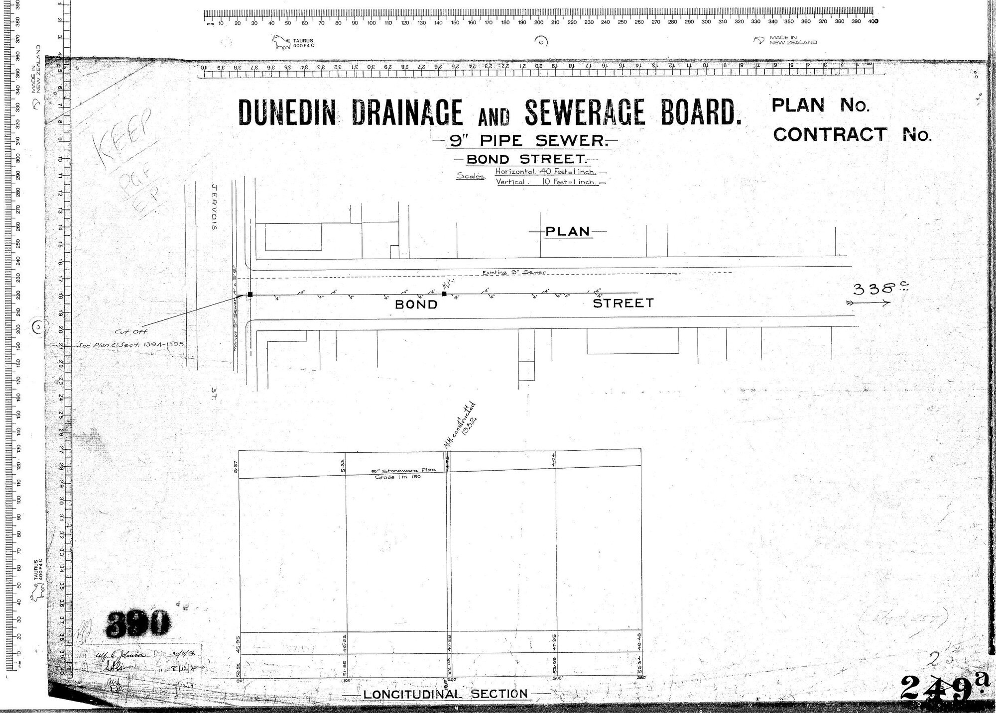 9" PIPE SEWER - BOND STREET