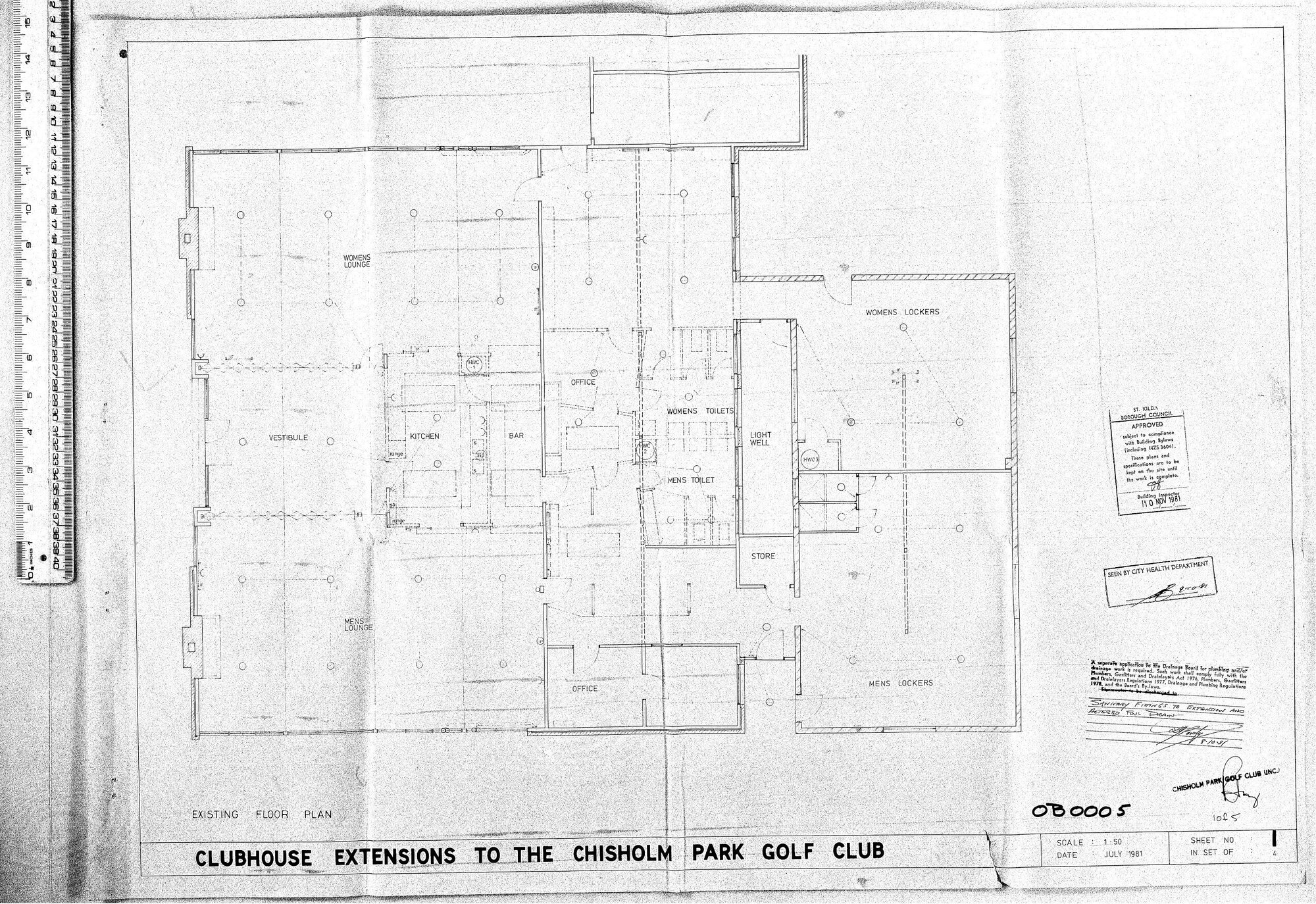 CLUBHOUSE EXTENSIONS TO THE CHRISHOLM PARK GOLF CLUB