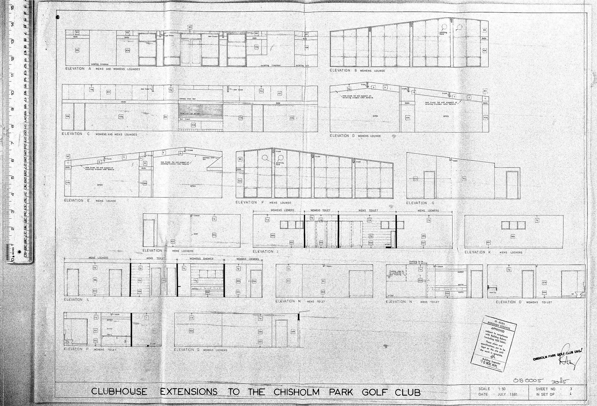 CLUBHOUSE EXTENSIONS TO THE CHRISHOLM PARK GOLF CLUB
