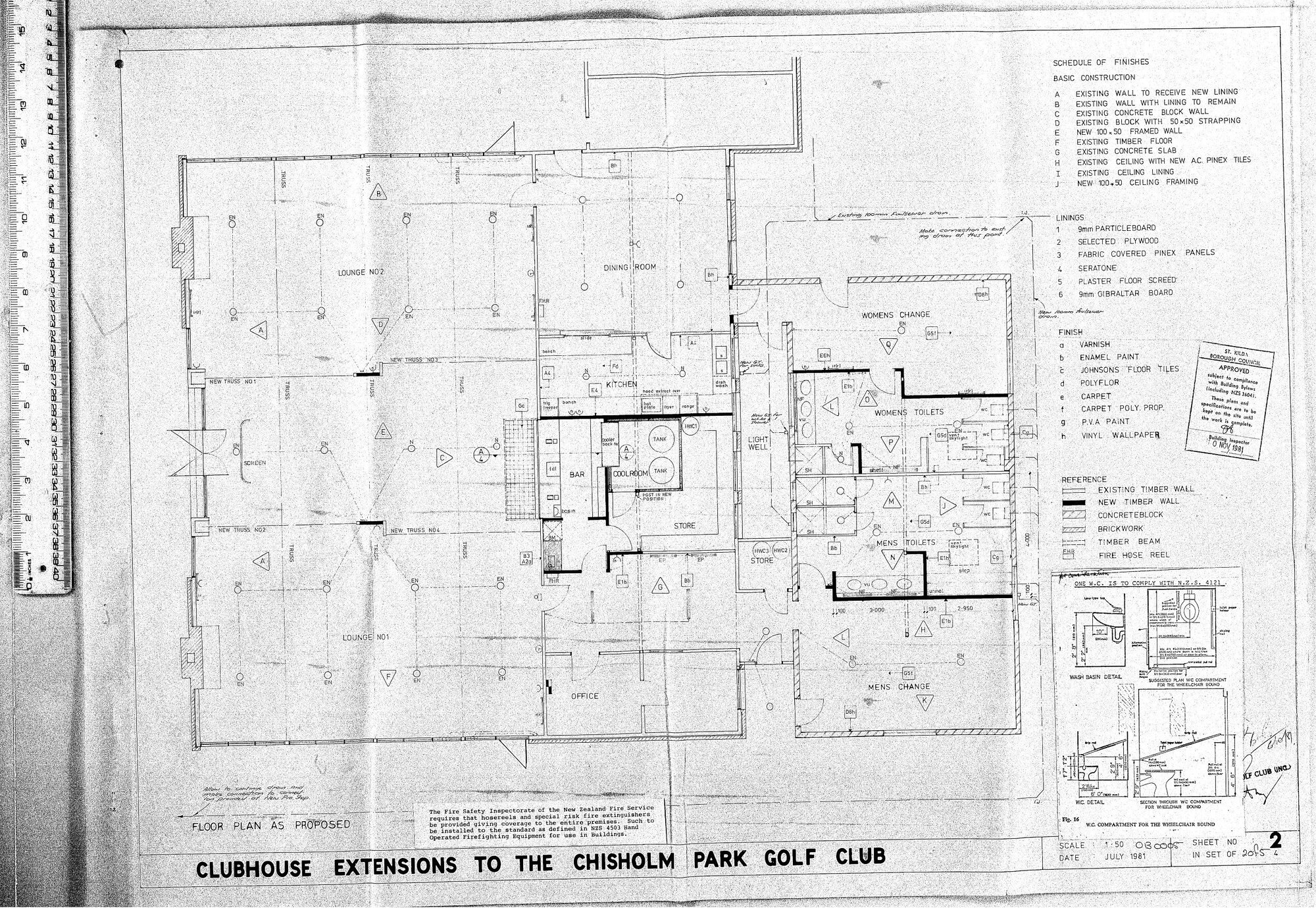 CLUBHOUSE EXTENSIONS TO THE CHRISHOLM PARK GOLF CLUB