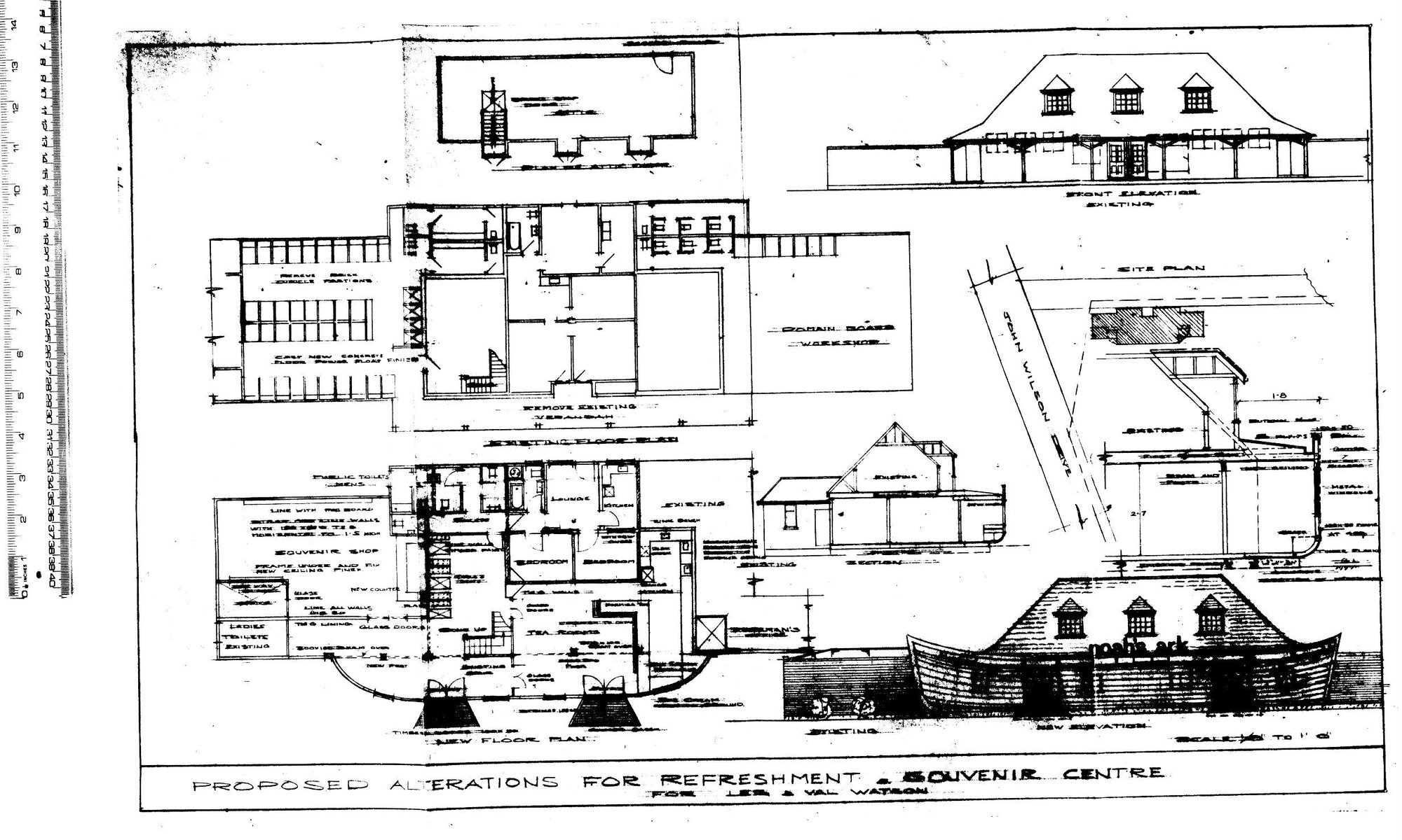 PROPOSED ALTERATIONS FOR REFRESHMENT SOUVENIR CENTRE FOR LES &amp; VAL WATSON