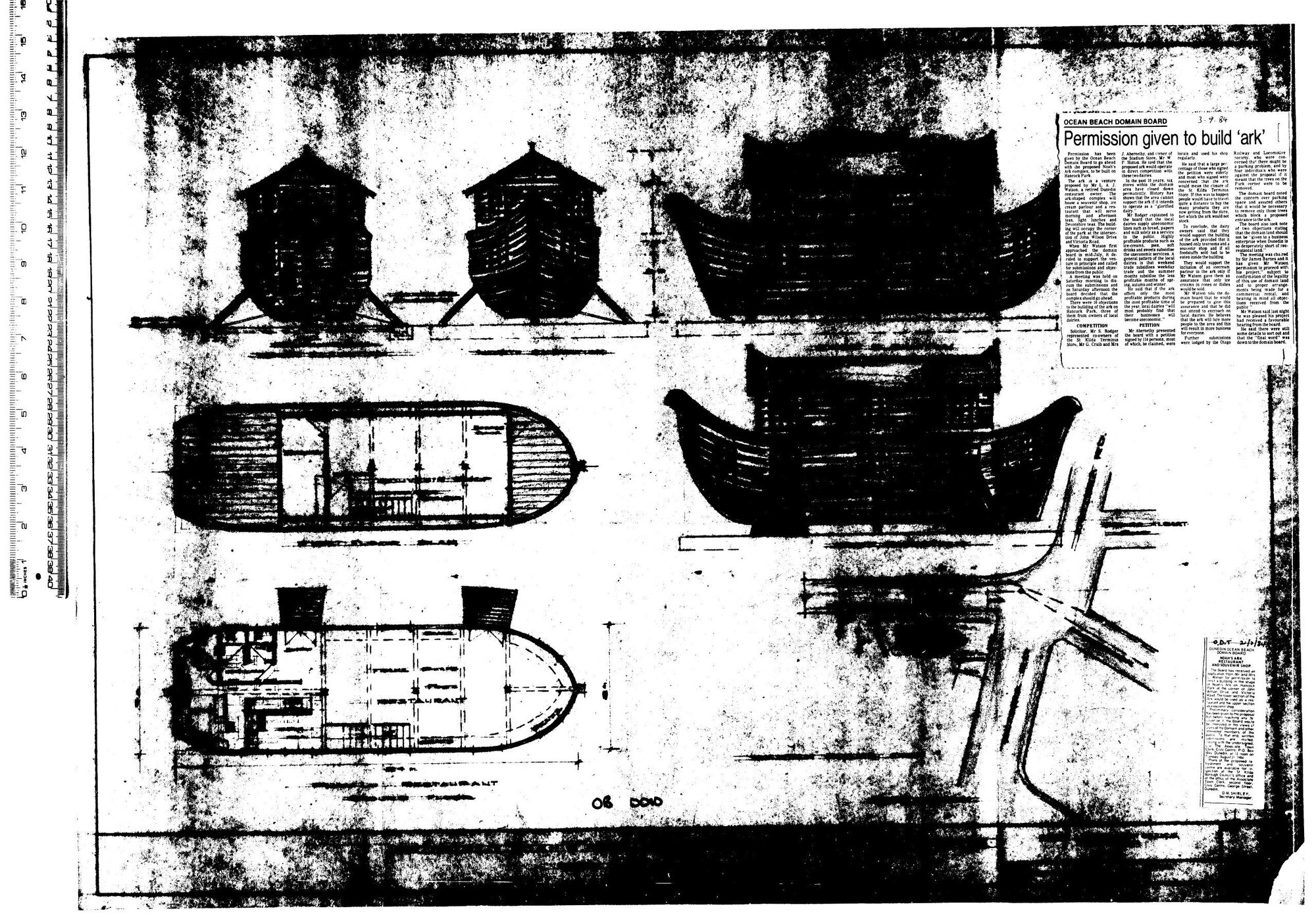 PROPOSED ALTERATIONS FOR REFRESHMENT SOUVENIR CENTRE FOR LES &amp; VAL WATSON