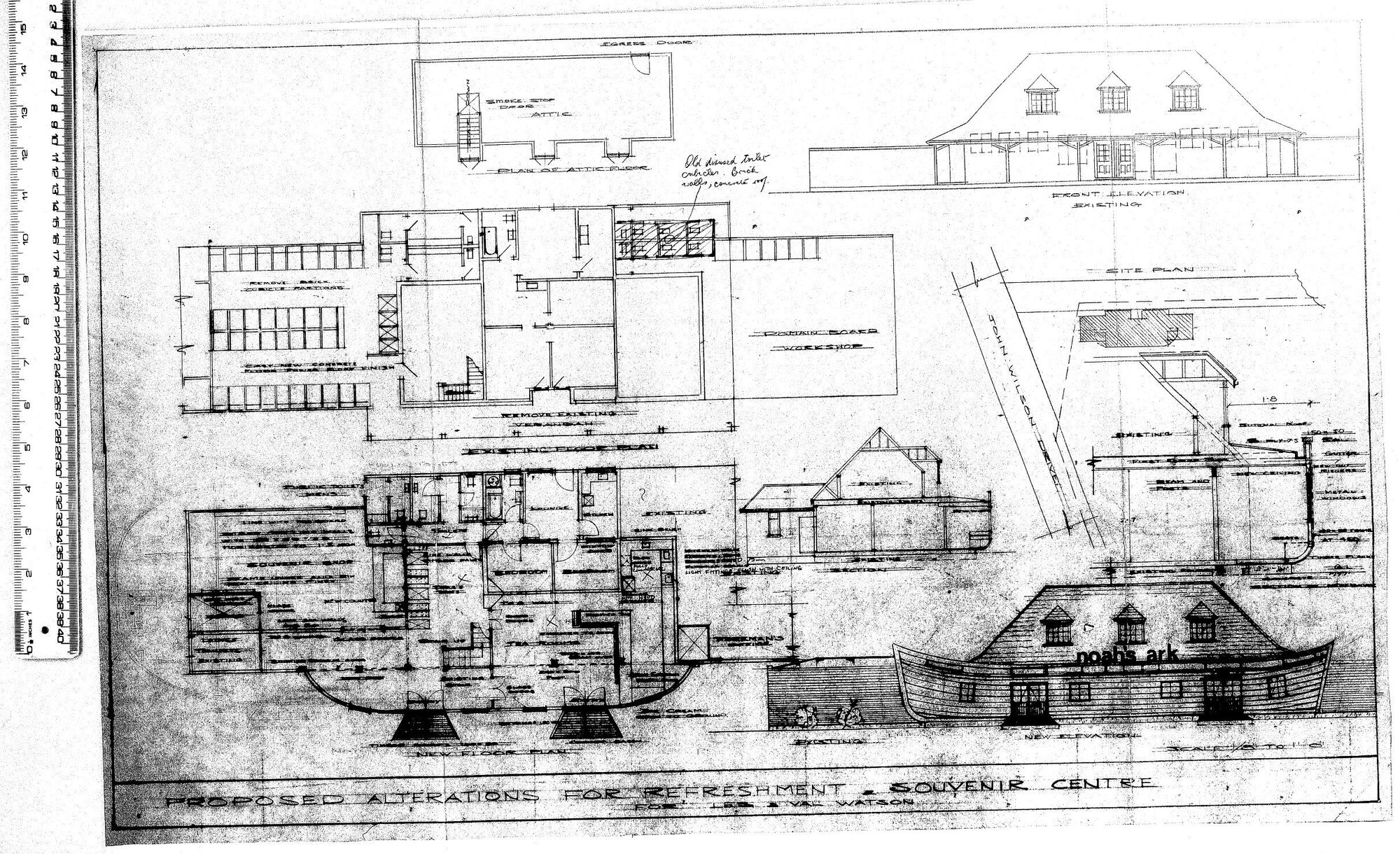 PROPOSED ALTERATIONS FOR REFRESHMENT SOUVENIR CENTRE FOR LES &amp; VAL WATSON