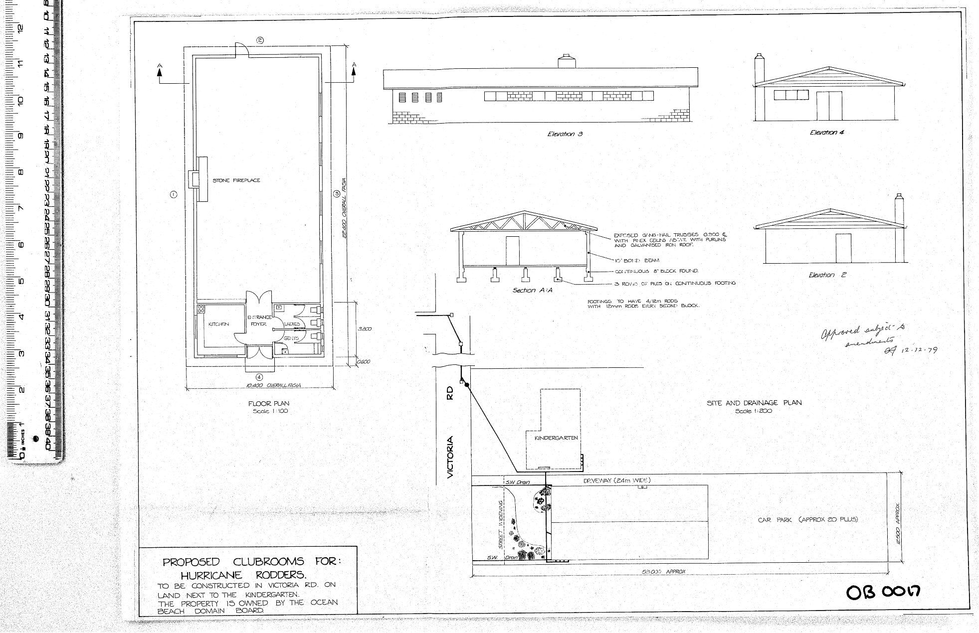 PROPOSED CLUBROOMS FOR : HURRICANE RODDERS