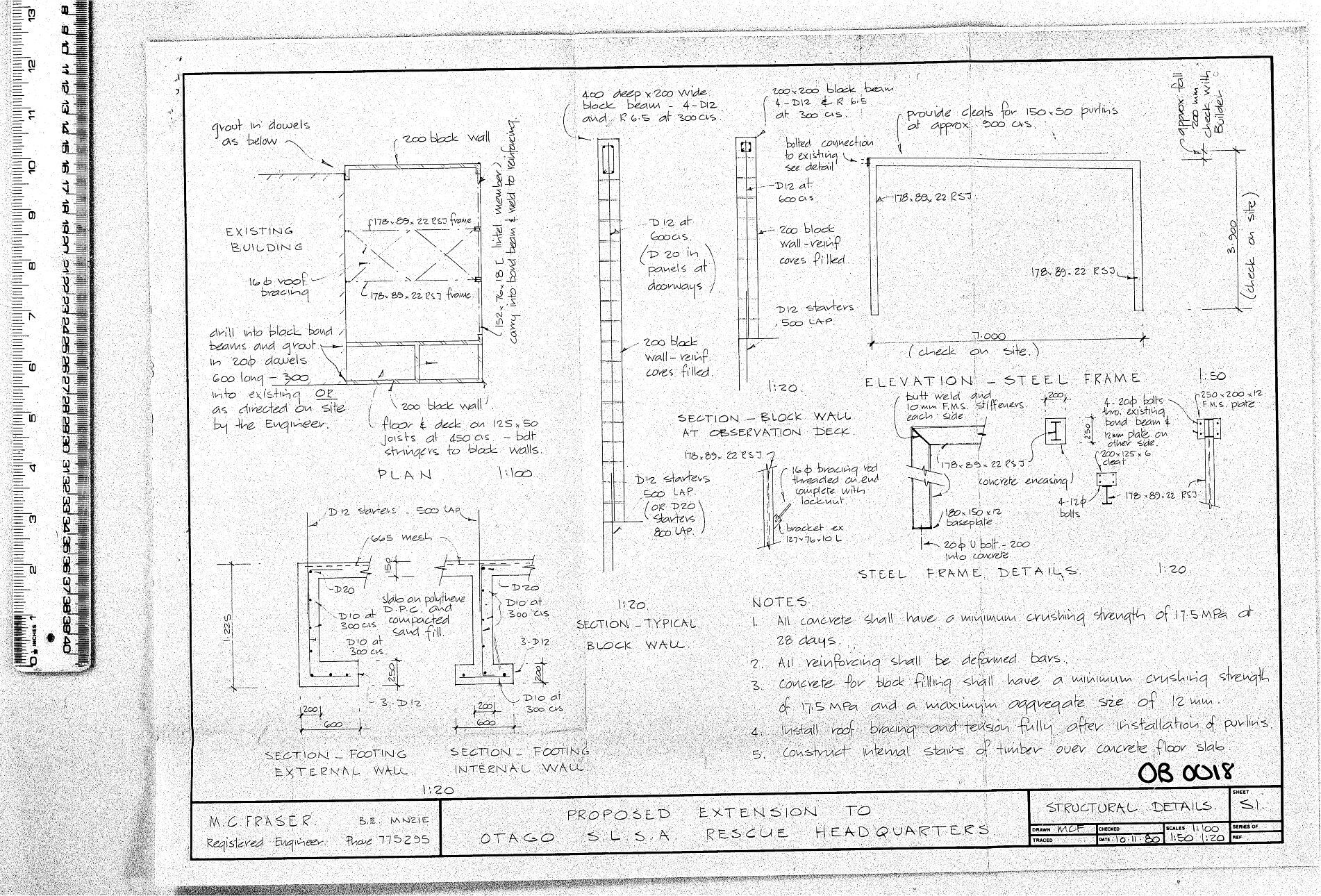 PROPOSED EXTENSION TO OTAGO S.L.S.A RESCUE HEADQUARTERS 