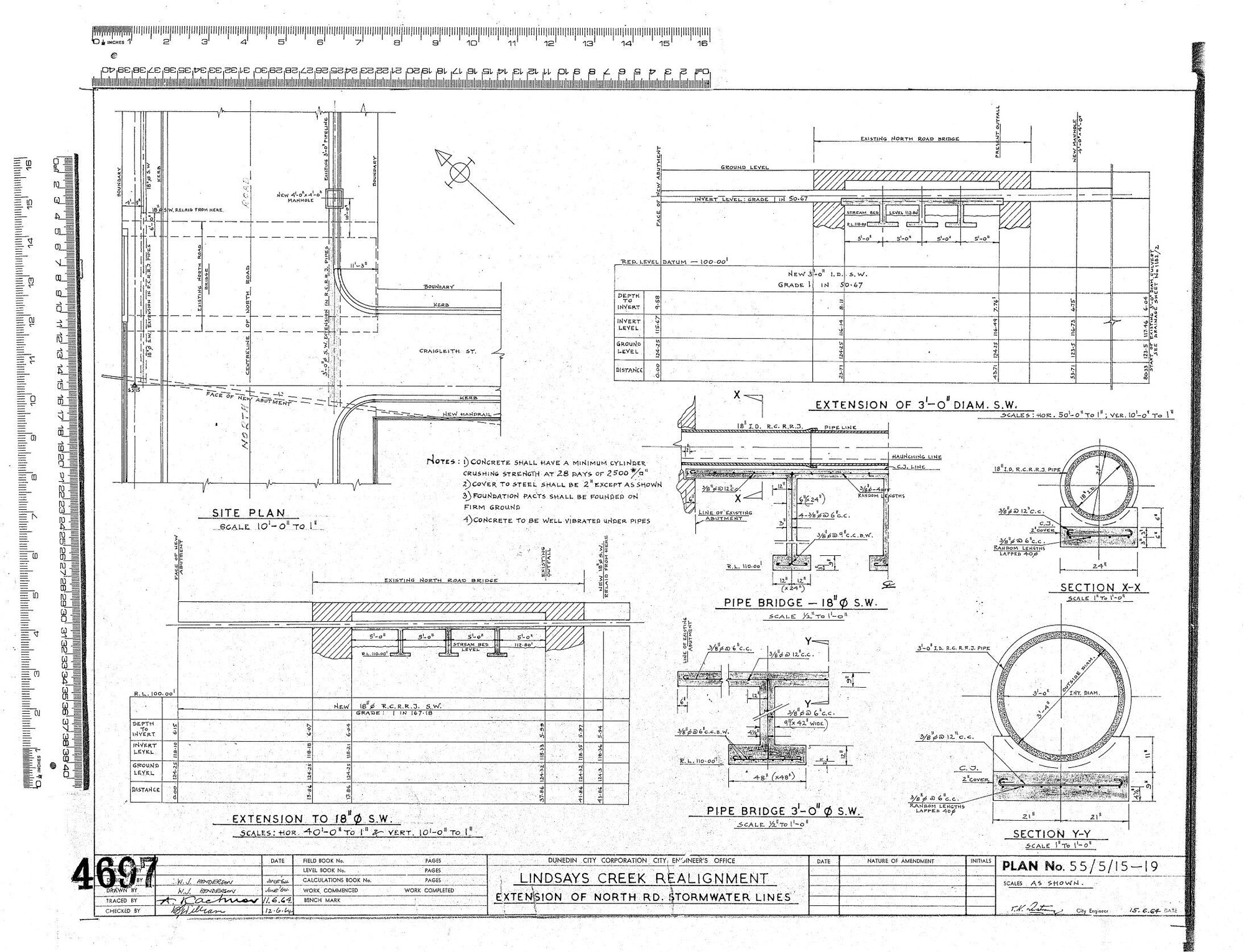 LINDSAY CREEK REALIGNMENT &ndash; EXTENSION OF NORTH RD. STORMWATER LINES
