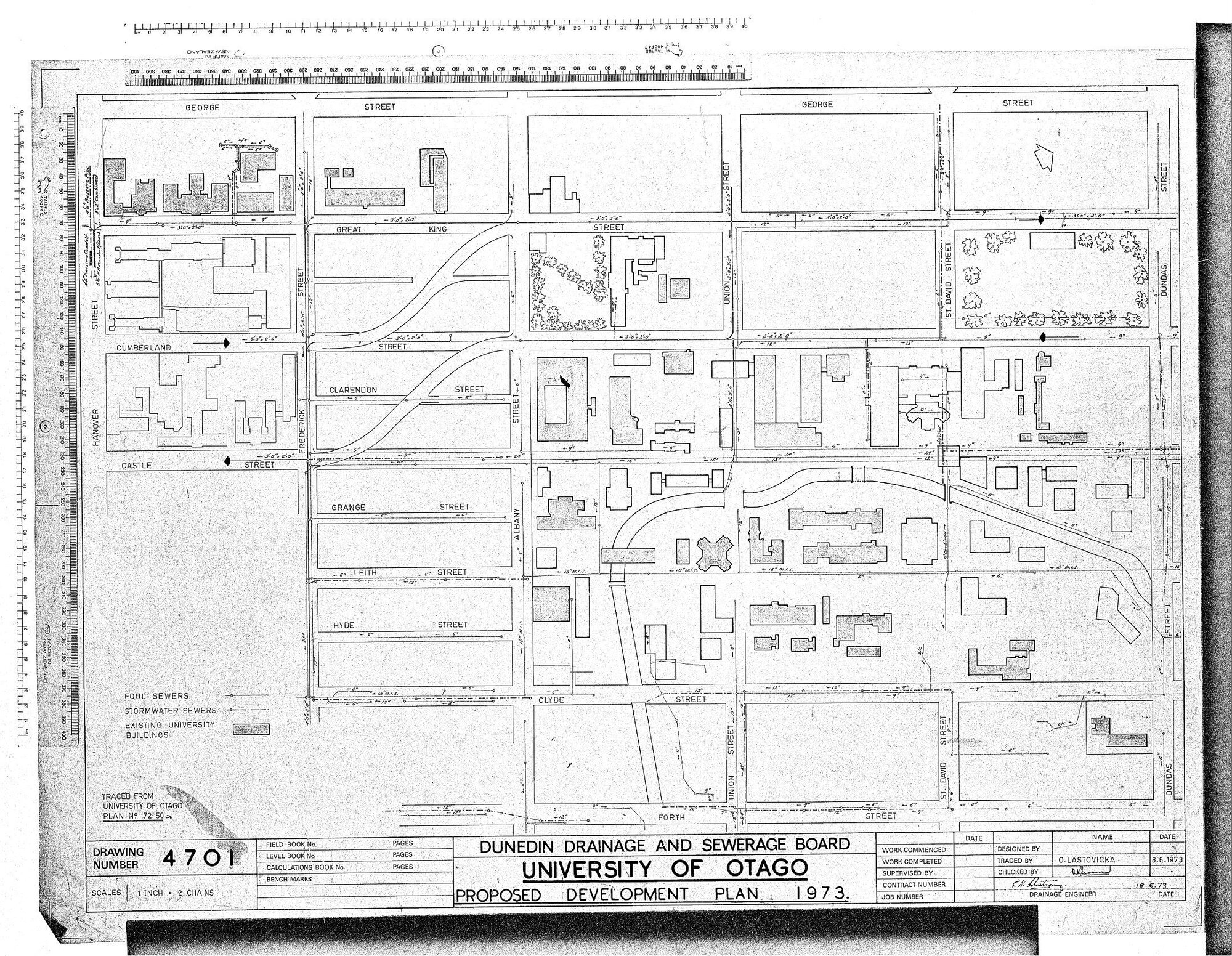 UNIVERSITY OF OTAGO &ndash; PROPOSED DEVELOPMENT PLAN 1973