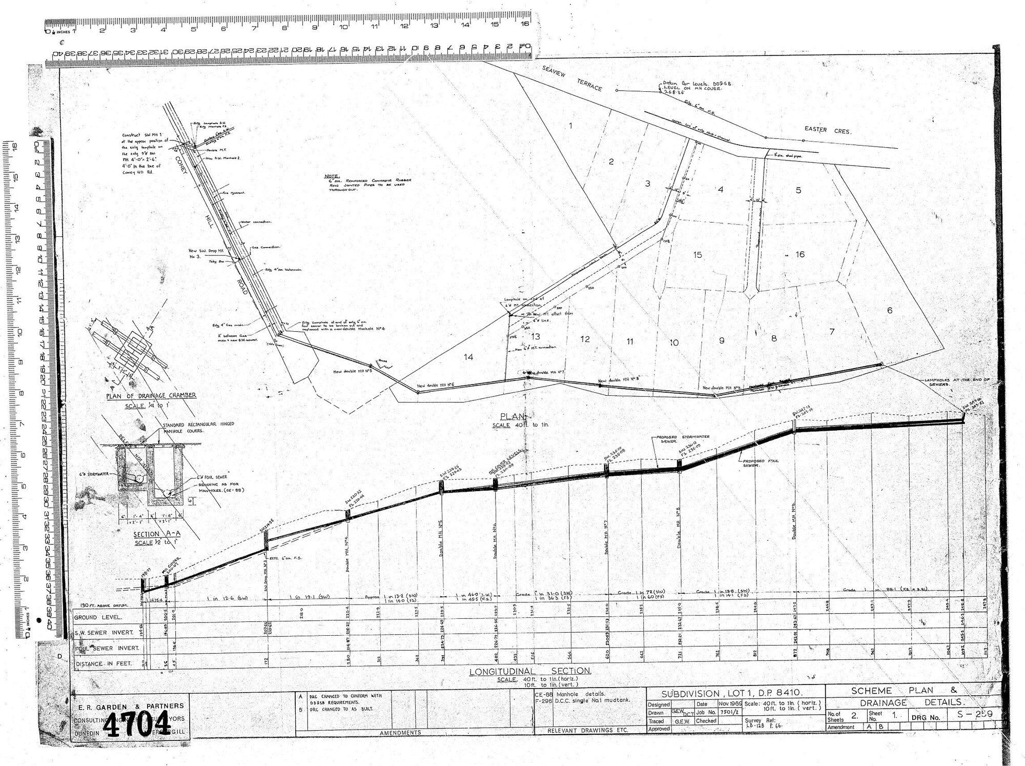 SCHEME PLAN &amp; DRAINAGE DETAILS