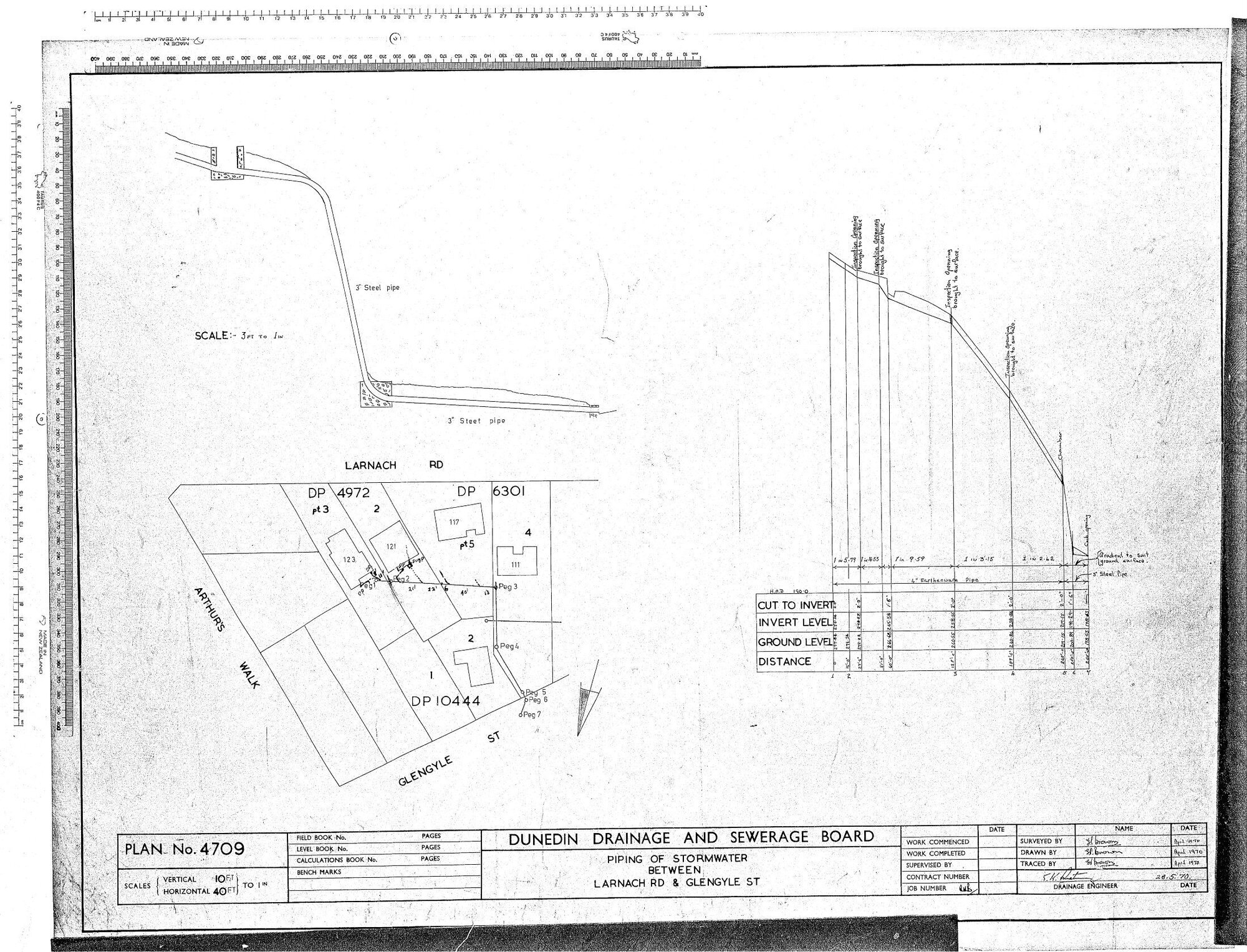 PIPING OF STORMWATER BETWEEN LARNACH RD &amp; GLENGYLE ST