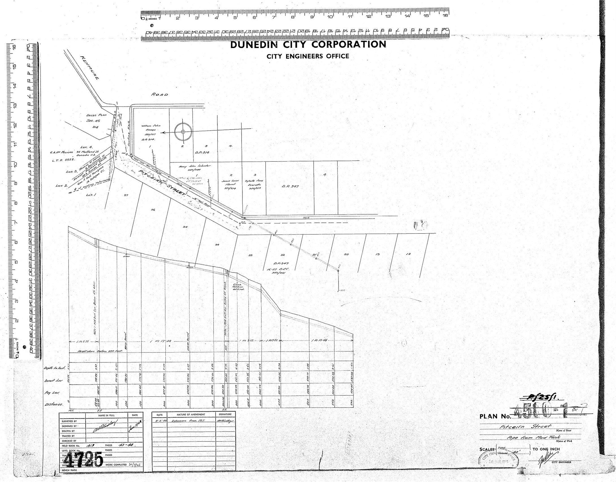PITCAIRN STREET &ndash; PIPE FROM MUD TANK