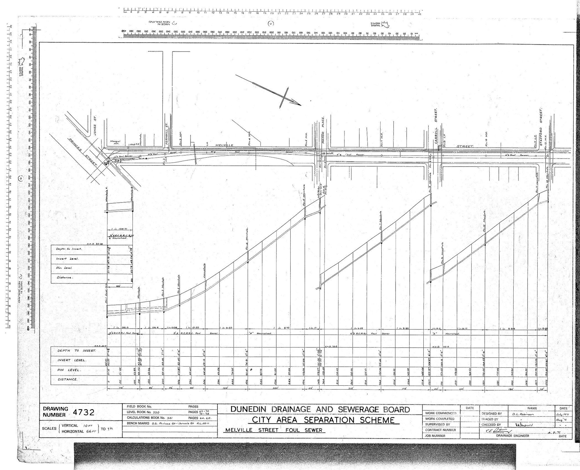 CITY AREA SEPARATION SCHEME &ndash; MELVILLE STREET FOUL SEWER