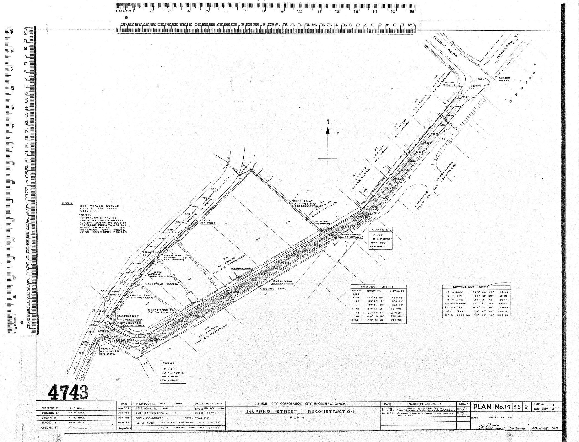 MURAND STREET RECONSTRUCTION &ndash; PLAN
