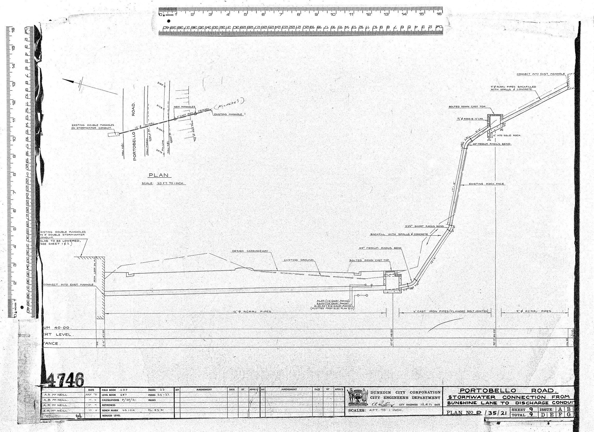 PORTOBELLO ROAD &ndash; STORMWATER CONNECTION FROM SUNSHINE LANE TO DISCHARGE CONDUIT