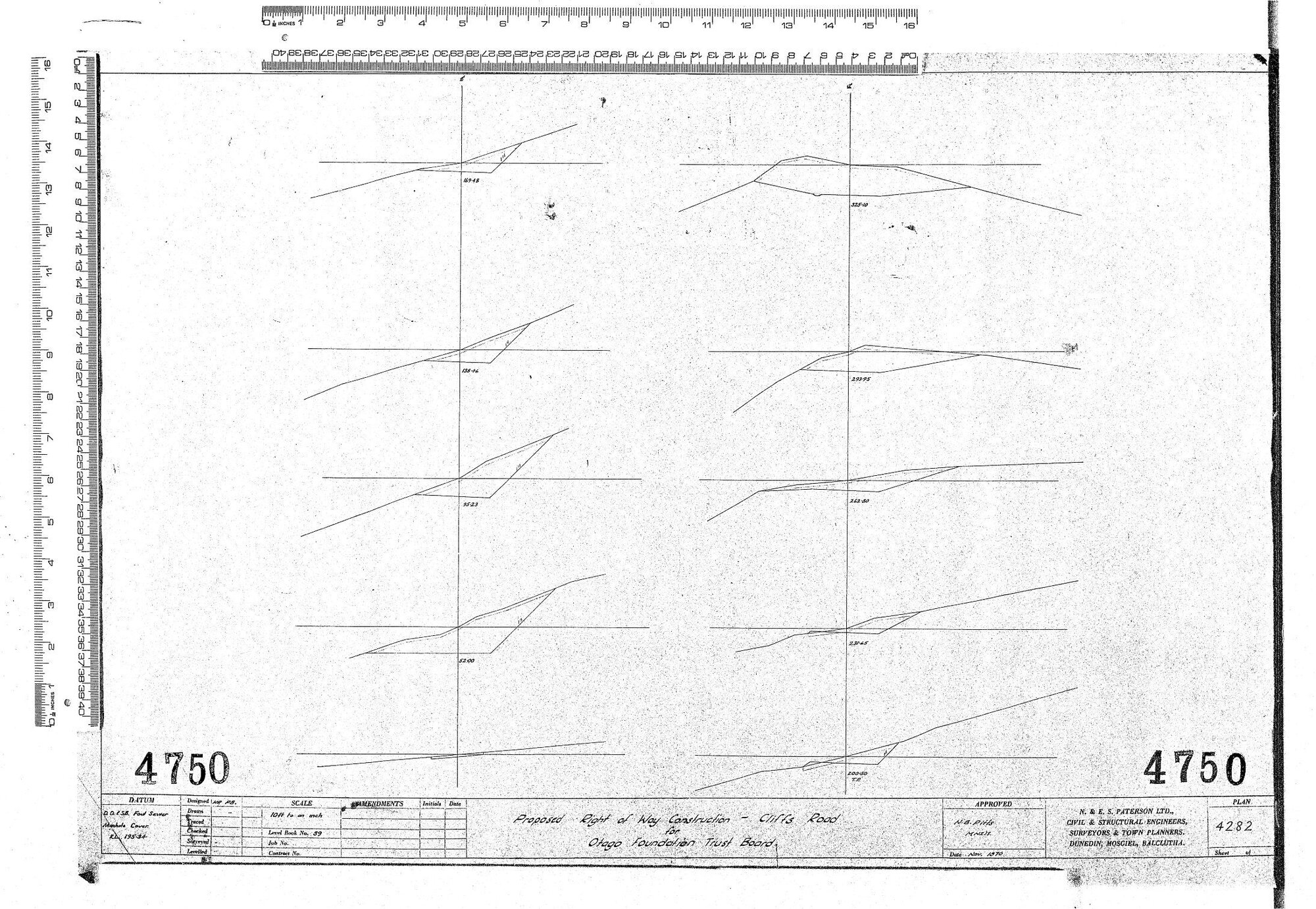 PROPOSED RIGHT OF WAY CONSTRUCTION &ndash; CLIFFS RD FOR THE OTAGO FOUNDATION TRUST BOARD