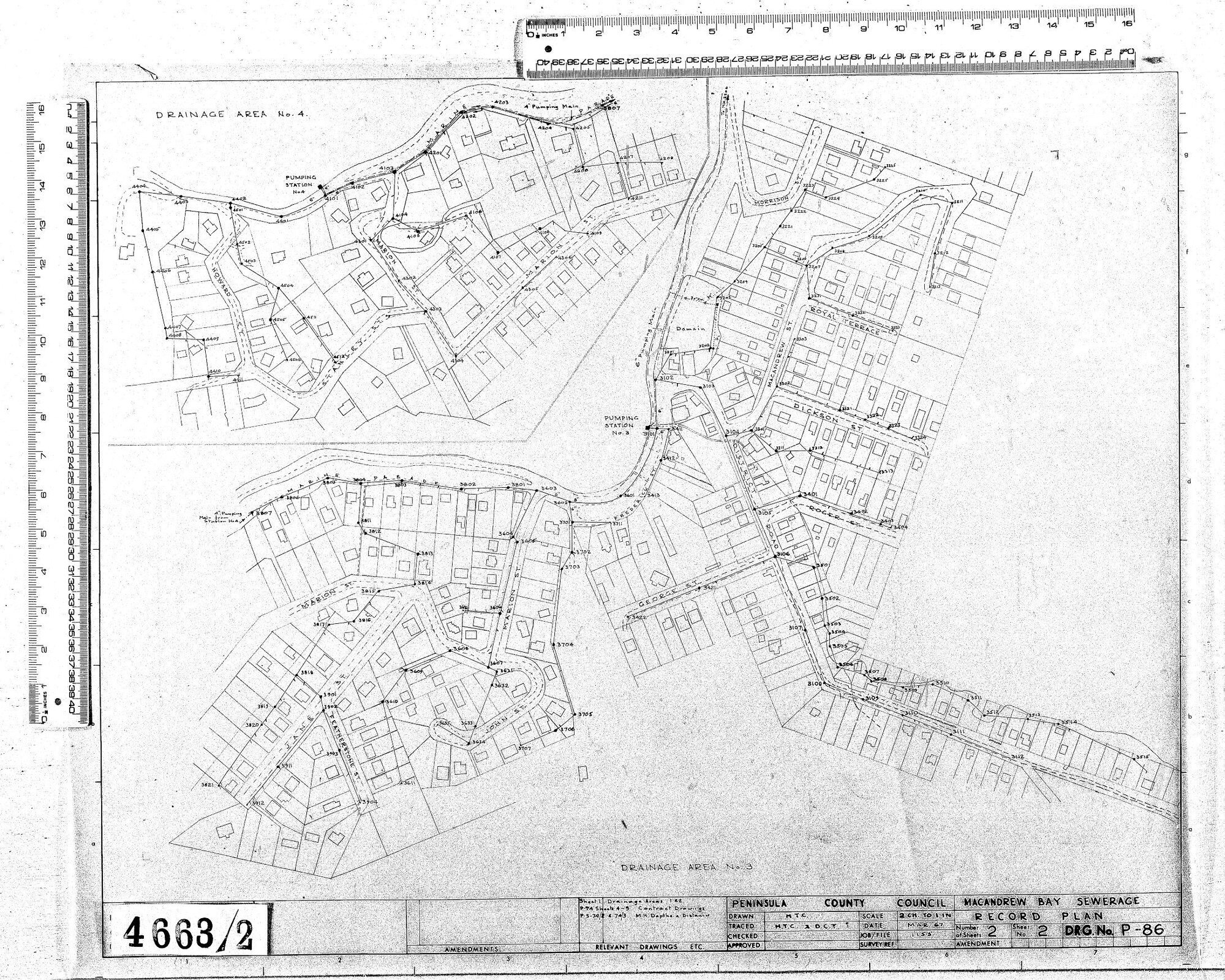 DRAINAGE AREAS 1 &amp; 2