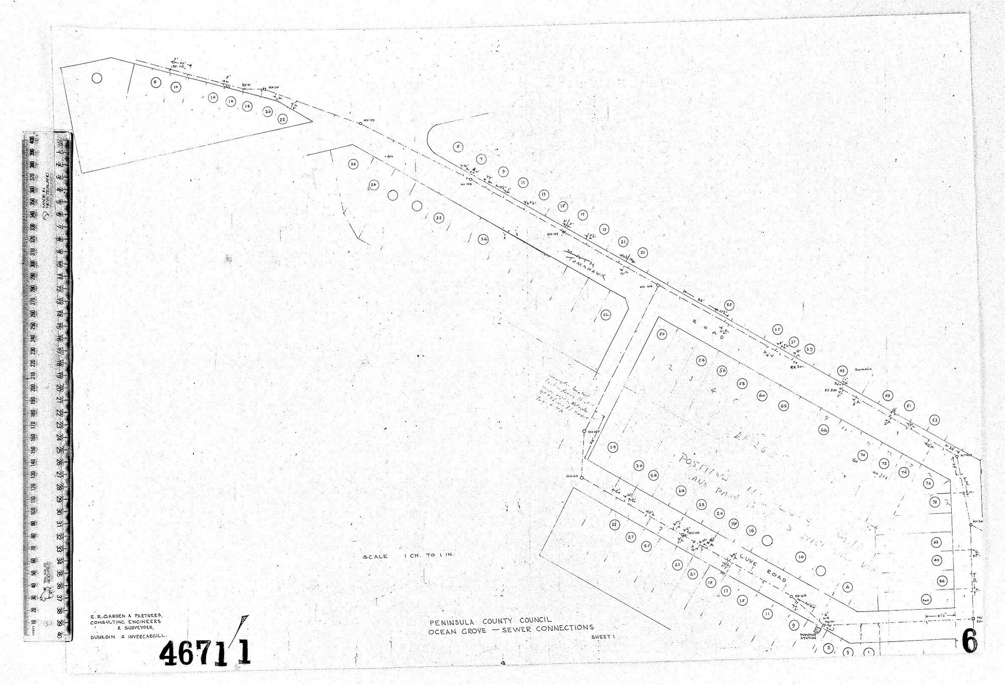 PENINSULA COUNTY COUNCIL OCEAN GROVE - SEWER CONNECTIONS