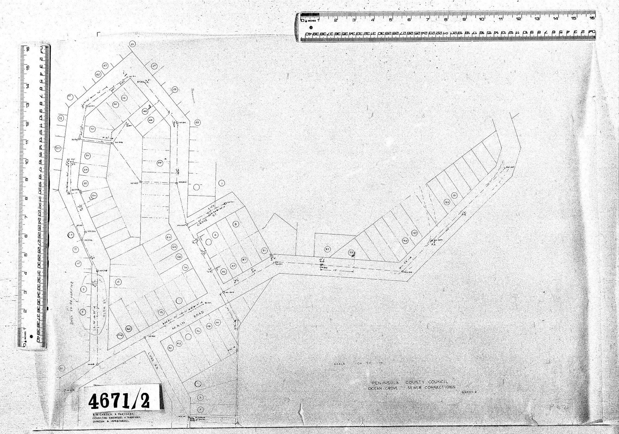 PENINSULA COUNTY COUNCIL OCEAN GROVE - SEWER CONNECTIONS