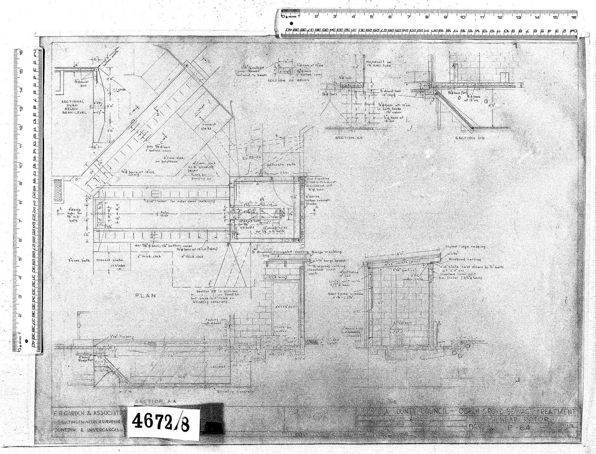OCEAN GROVE SEWAGE TREATMENT DETAILS NEAR ROTOR