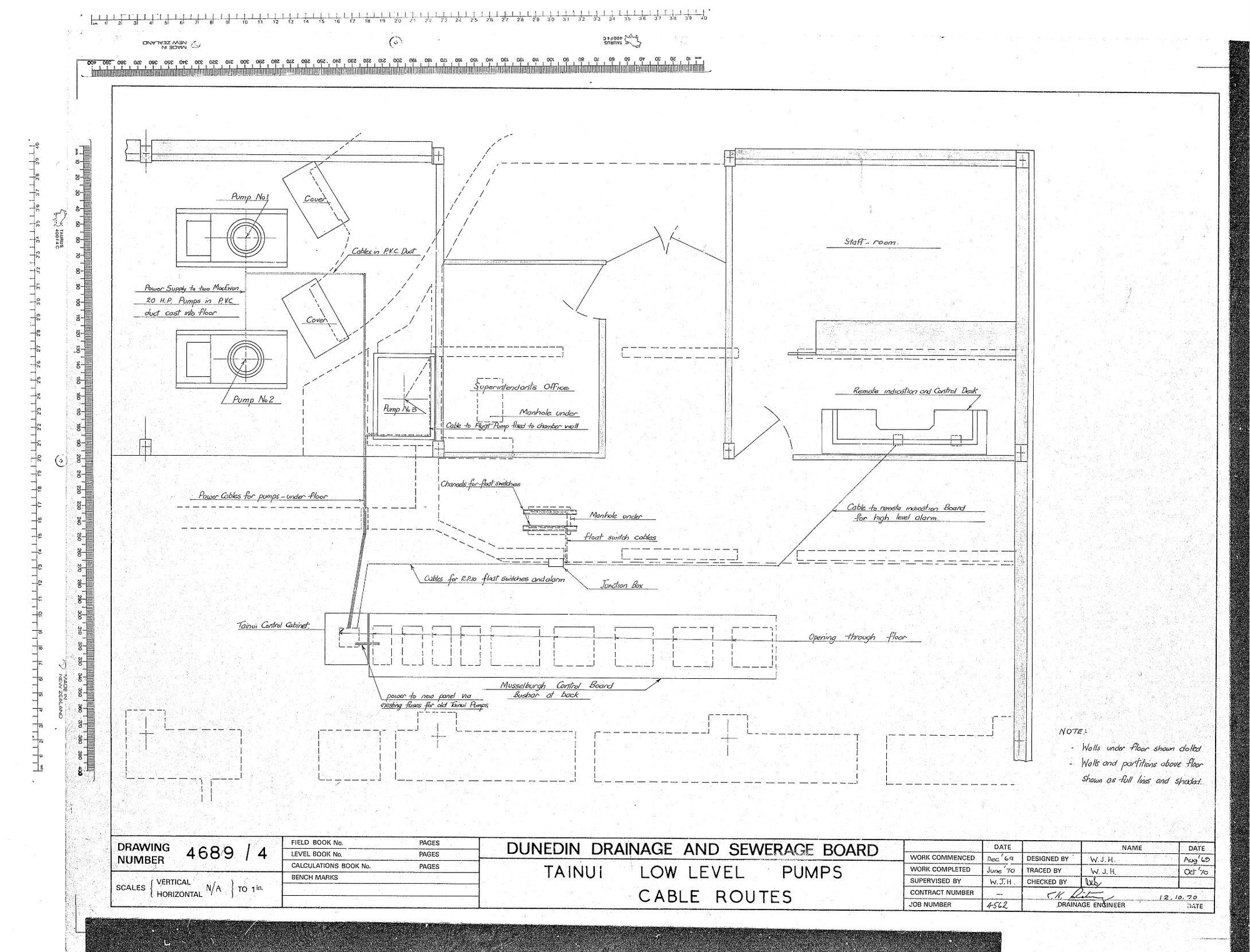 TANUI LOW LEVEL PUMPS CABLE ROUTES