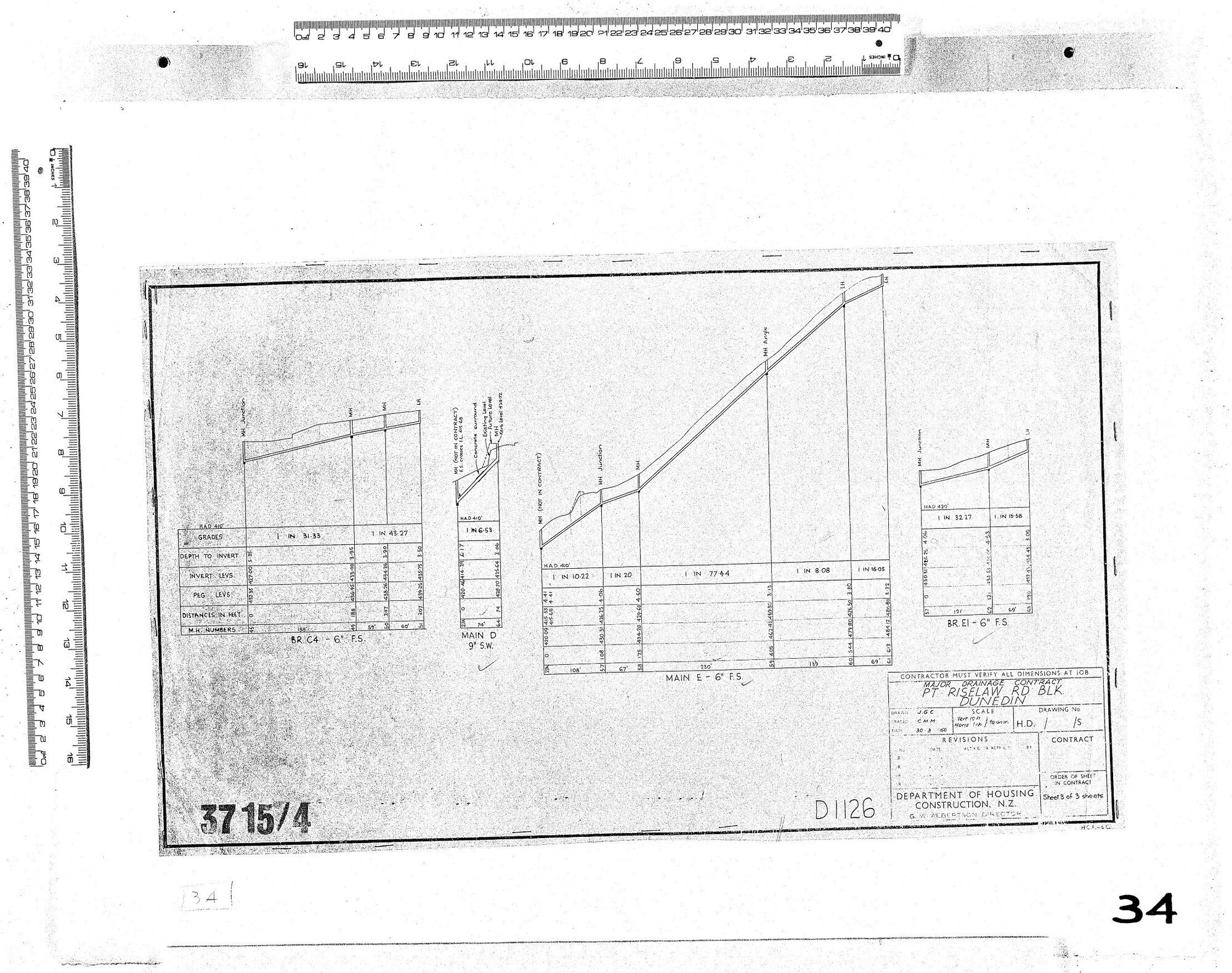 MAJOR DRAINAGE CONTRACT &ndash; PT. RISELAW RD. BLK. DUNEDIN