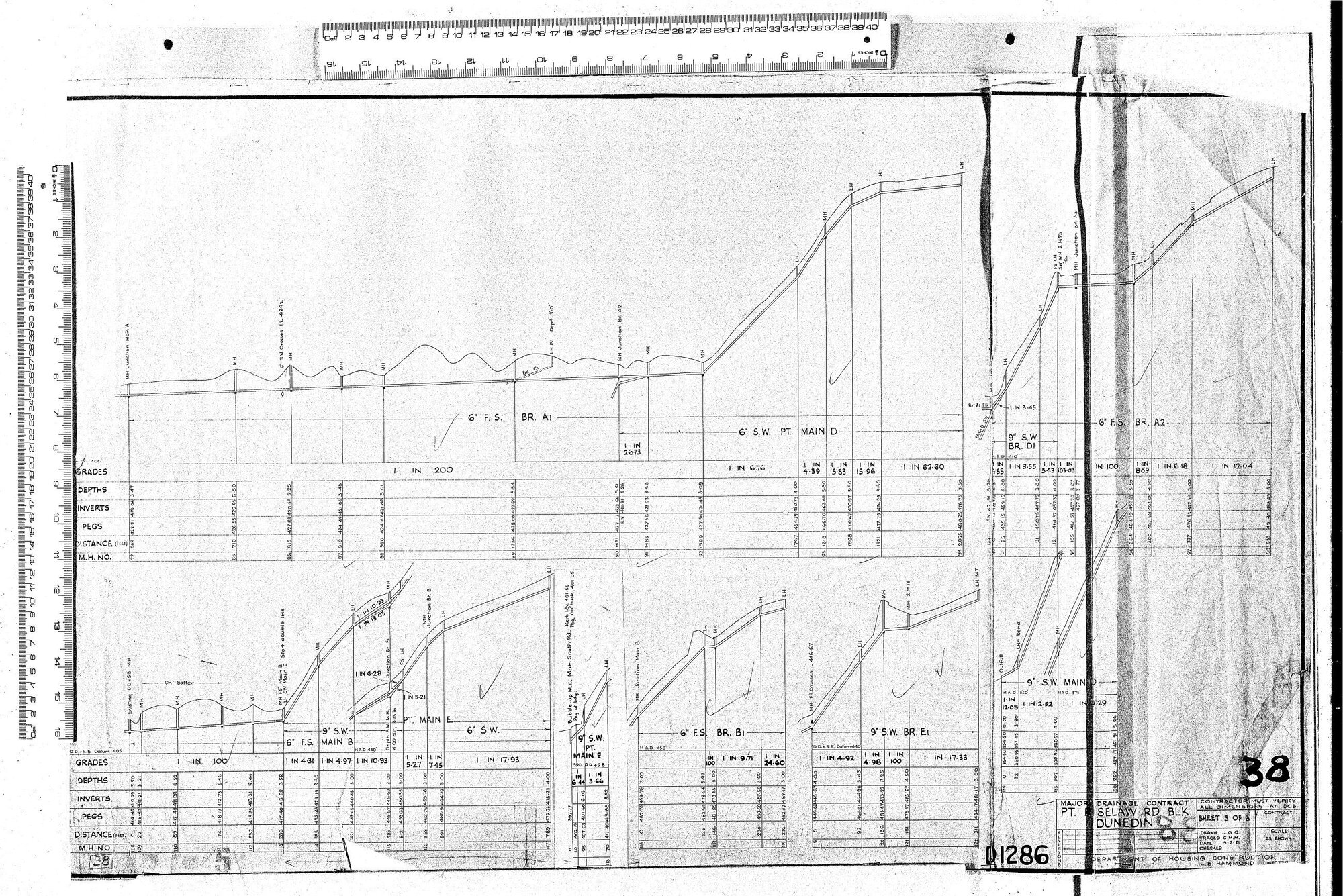 MAJOR DRAINAGE CONTRACT &ndash; PT. RISELAW RD. BLK. DUNEDIN