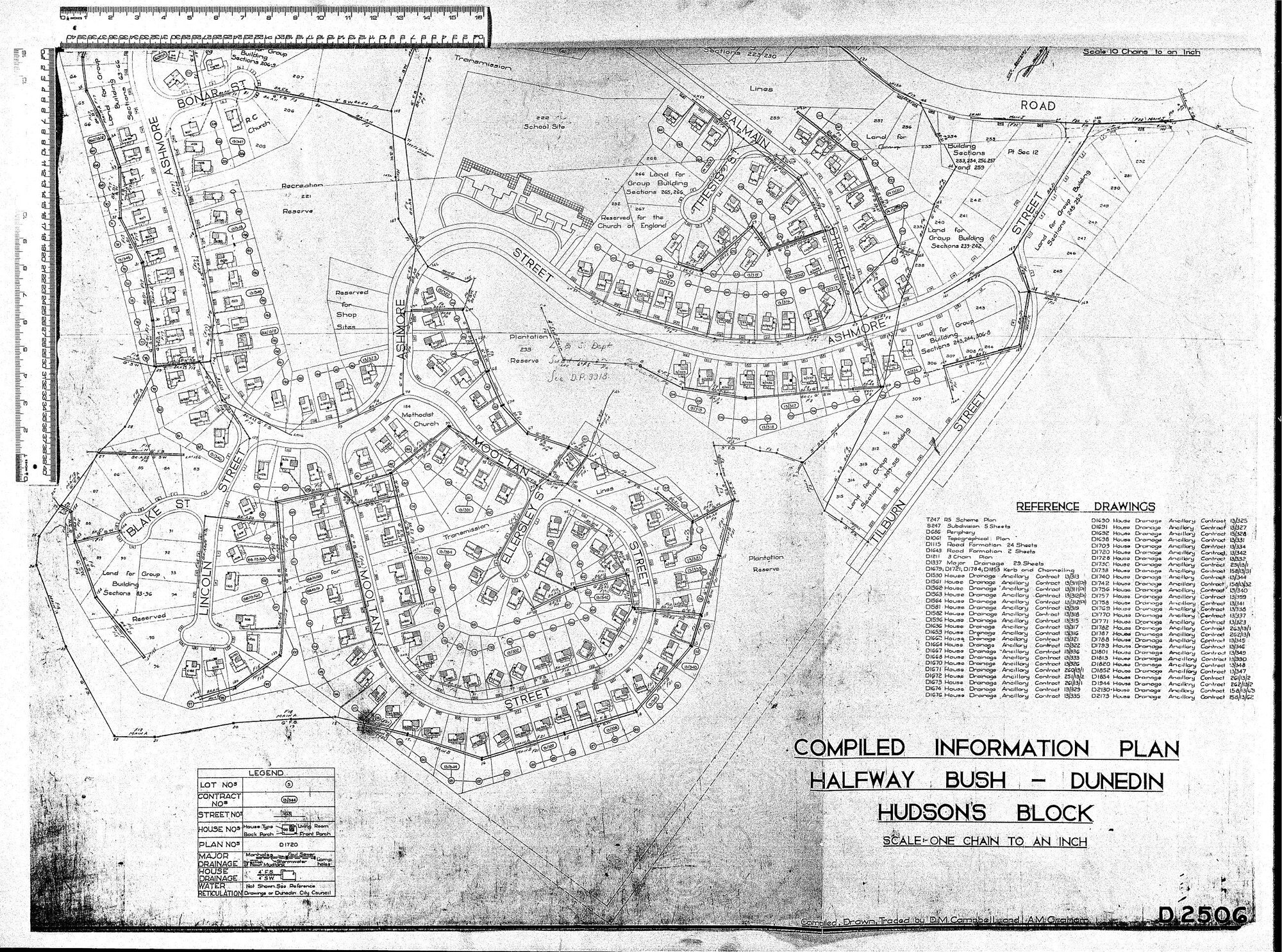 COMPLIED INFORMATION PLAN &ndash; HALFWAY BUSH &ndash; DUNEDIN &ndash; HUDSONS BLOCK