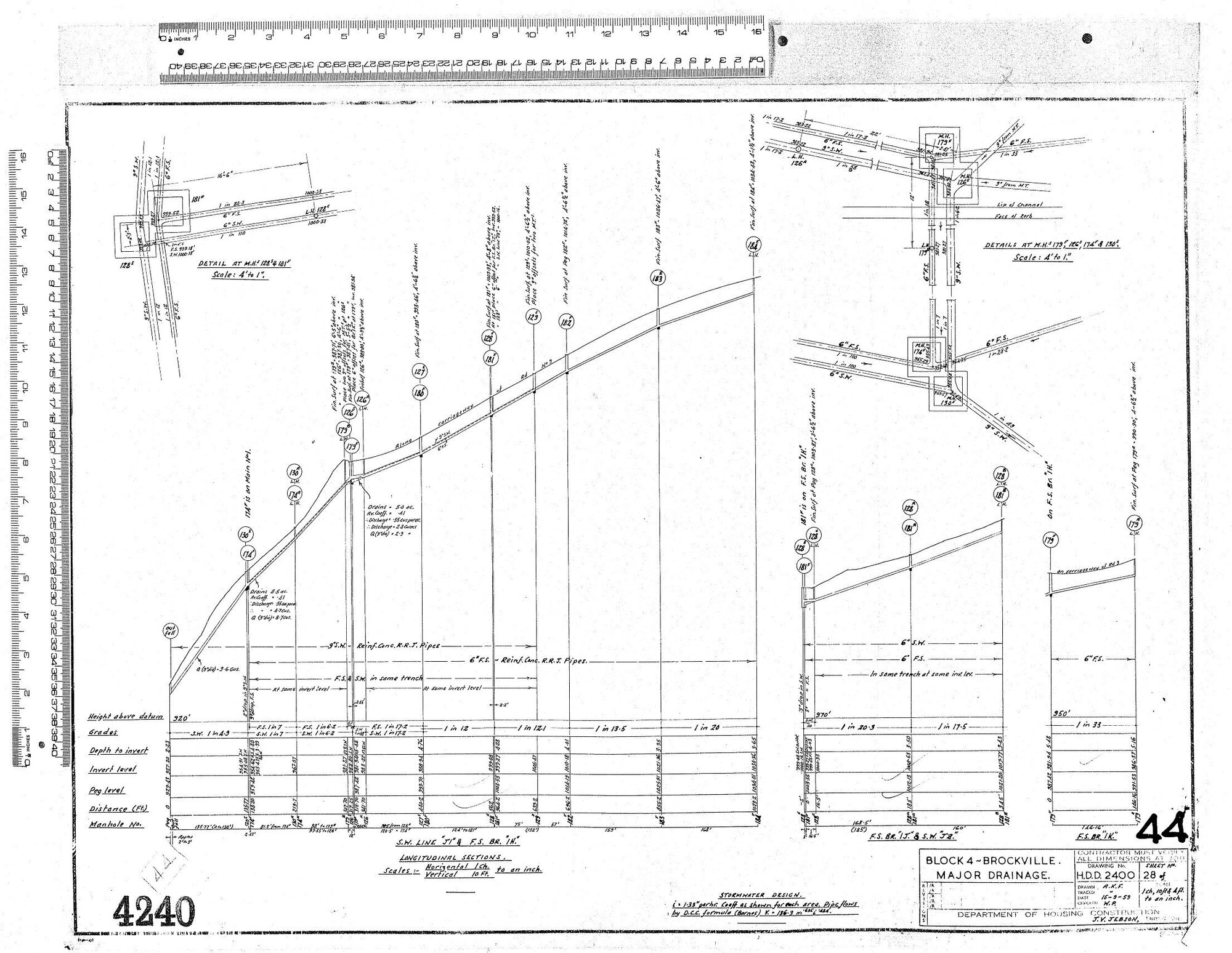 BLOCK 4 &ndash; BROCKVILLE &ndash; MAJOR DRAINAGE