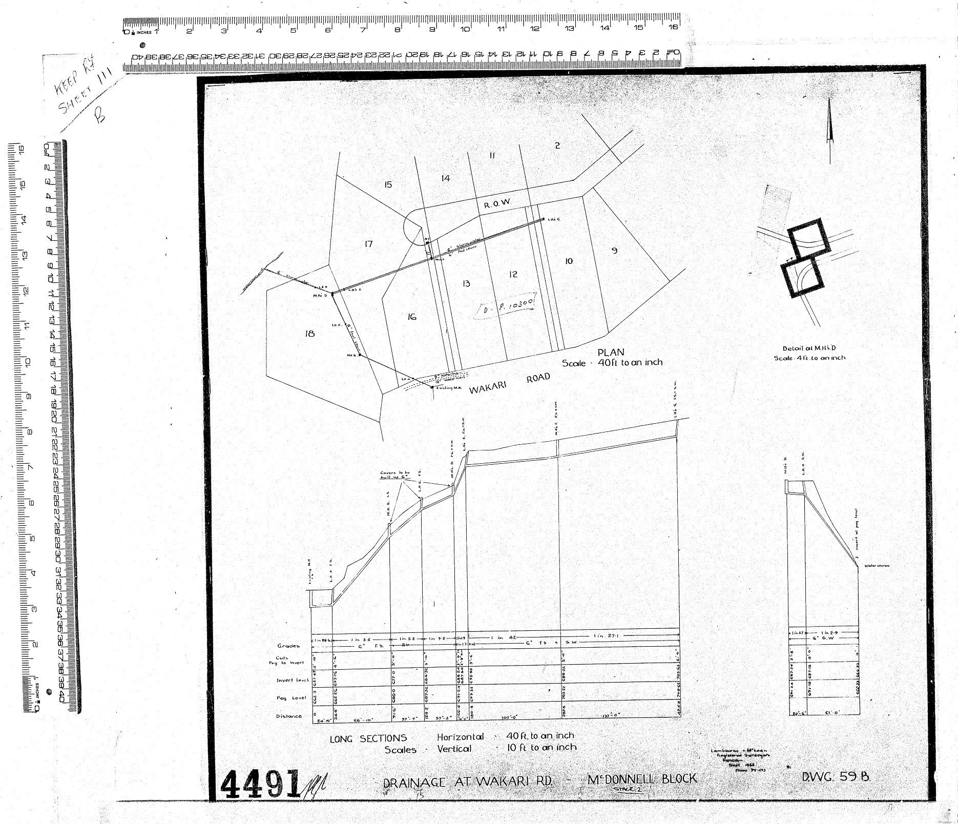 DRAINAGE AT WAKARI RD. - MCDONNELL BLOCK