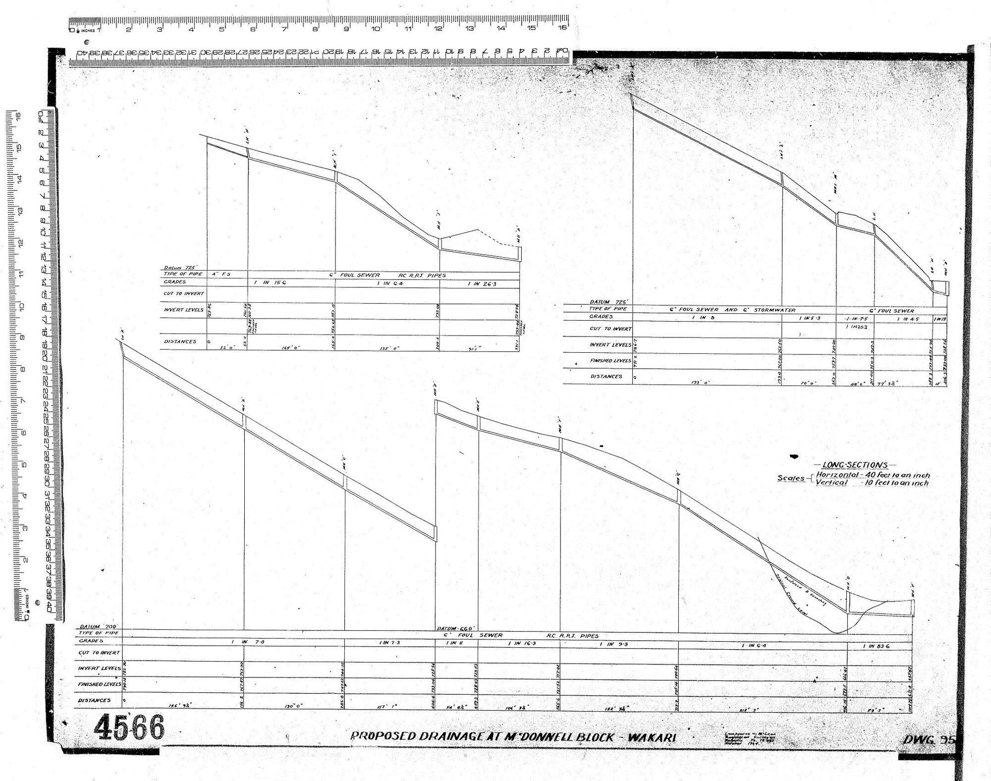 PROPOSED DRAINAGE AT MCDONNELL BLOCK - WAKARI