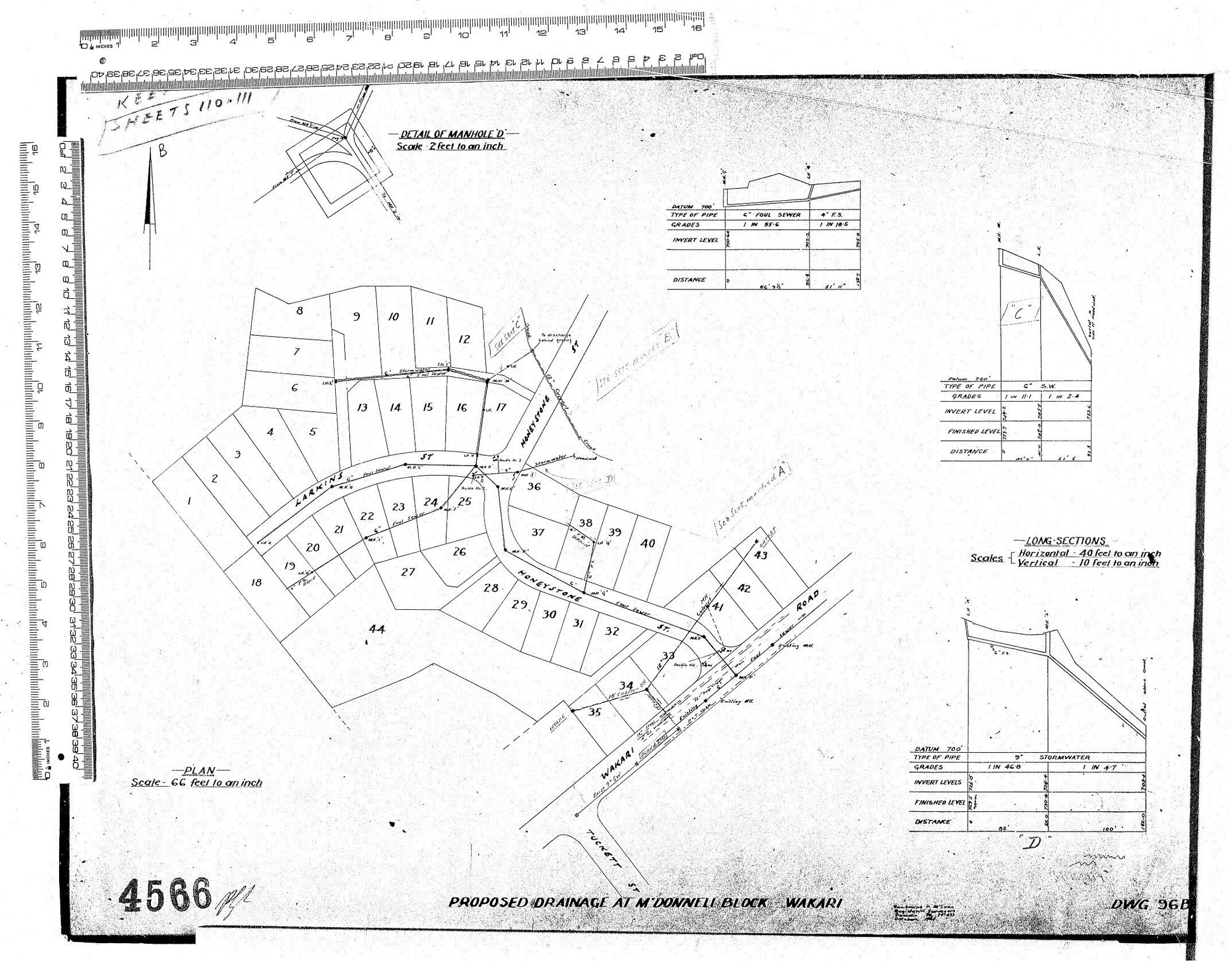 PROPOSED DRAINAGE AT MCDONNELL BLOCK - WAKARI