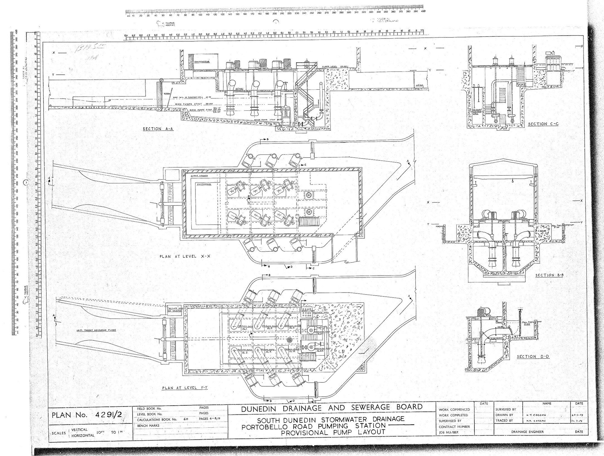 PORTOBELLO ROAD PUMPING STATION - PROVISIONAL PUMP LAYOUT