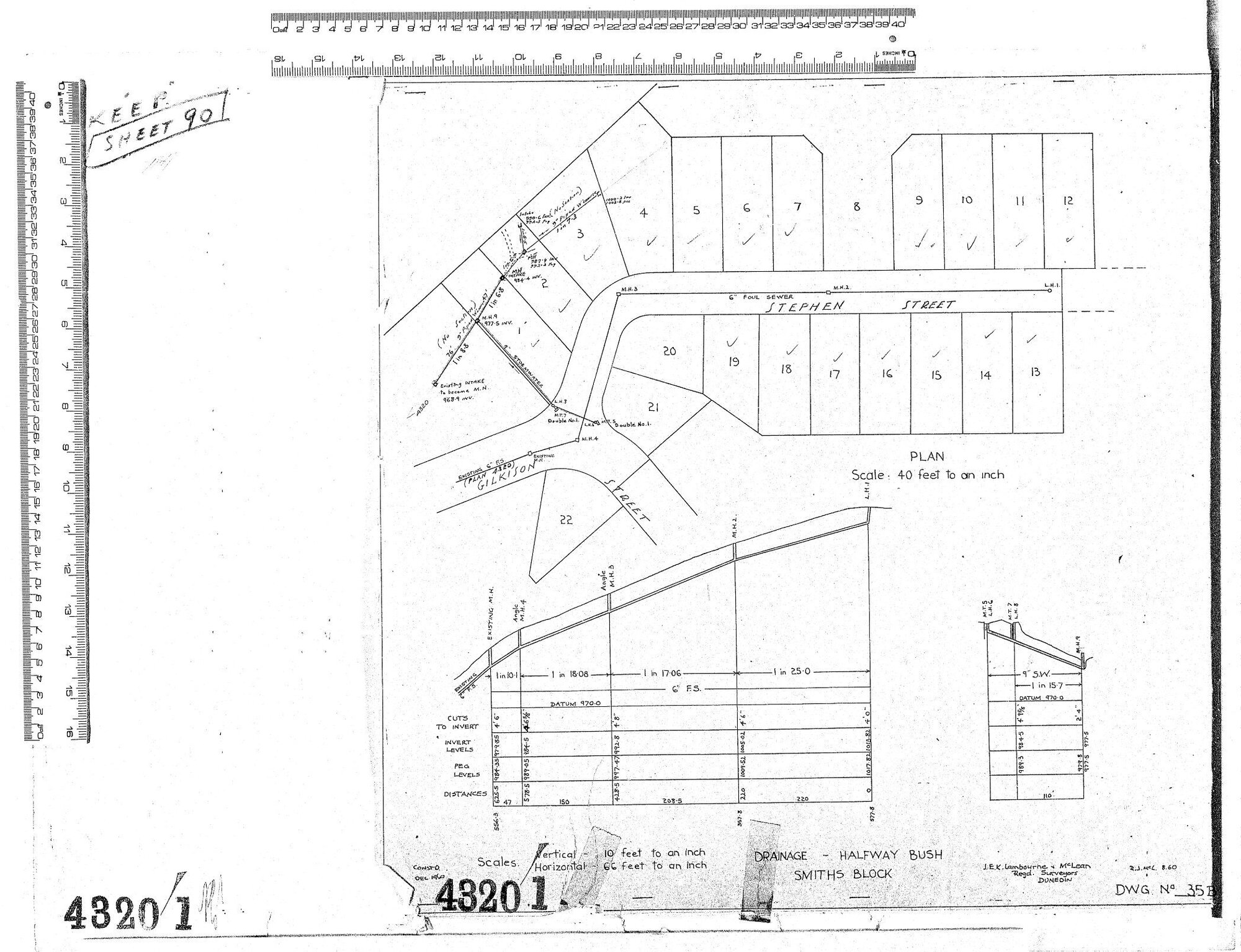 DRAINAGE - HALFWAY BUSH SMITHS BLOCK