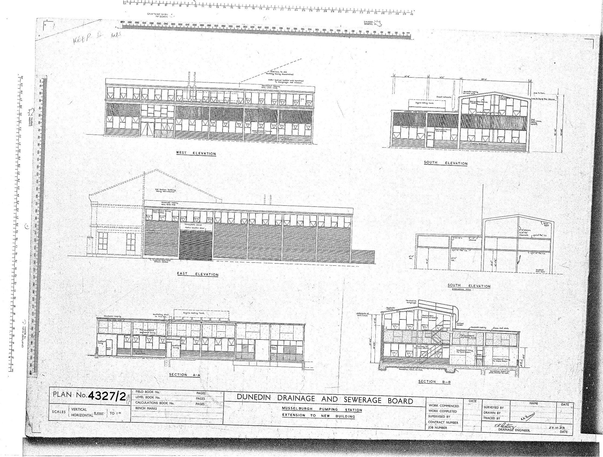 MUSSELBURGH PUMPING STATION EXTENSION TO NEW BUILDING