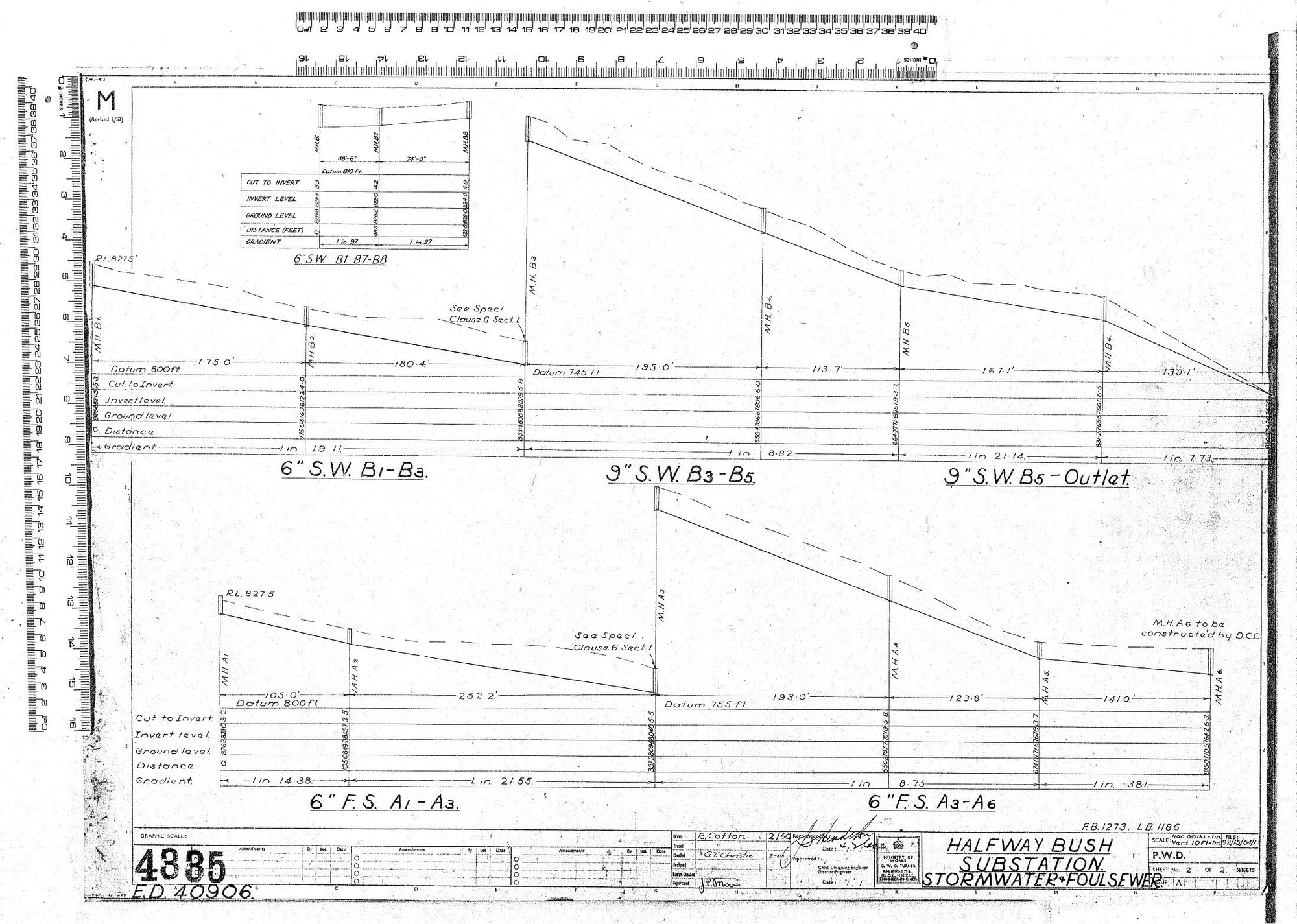 HALFWAY BUSH SUB-STATION STORMWATER &amp; FOUL SEWER