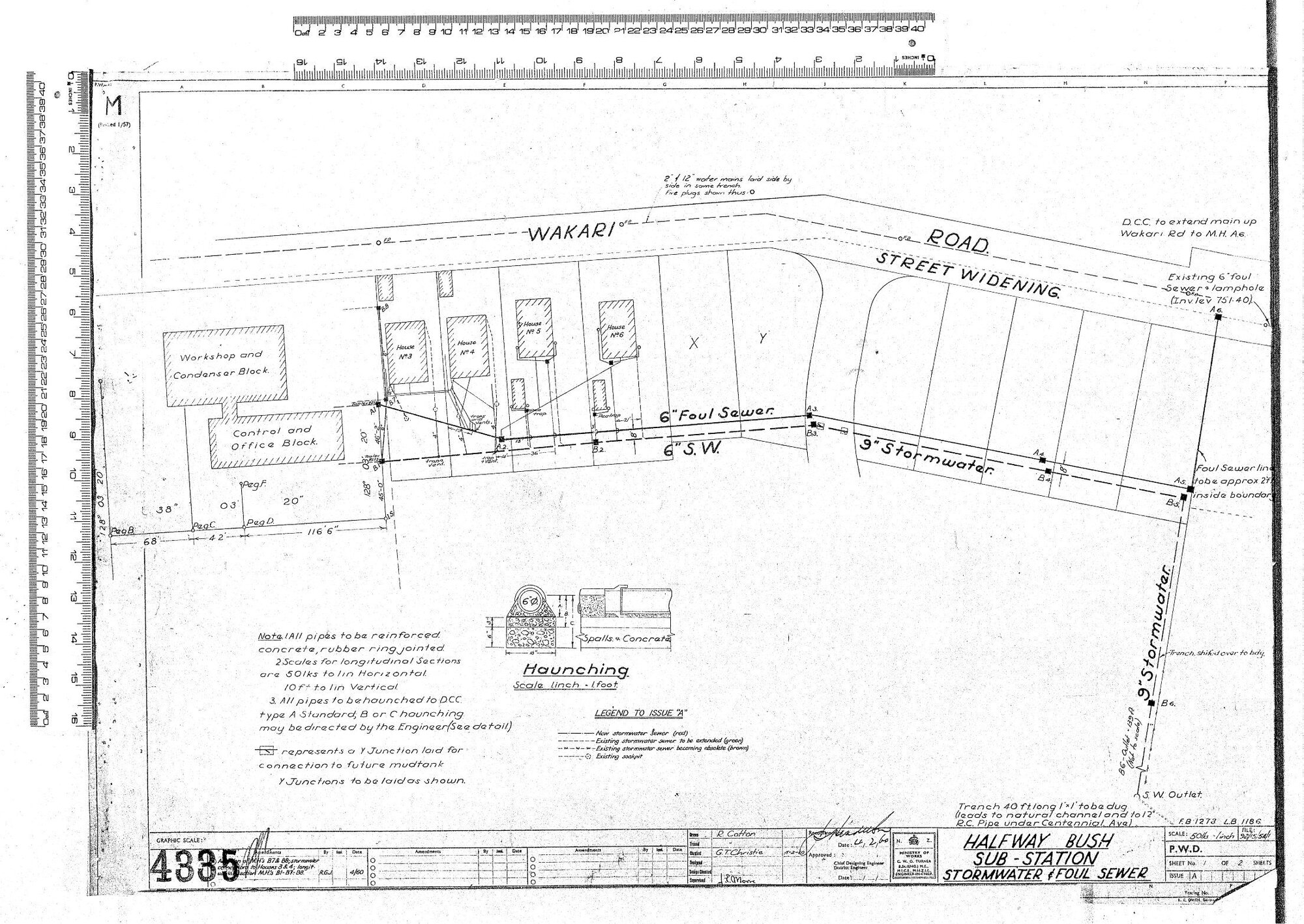 HALFWAY BUSH SUB-STATION STORMWATER &amp; FOUL SEWER