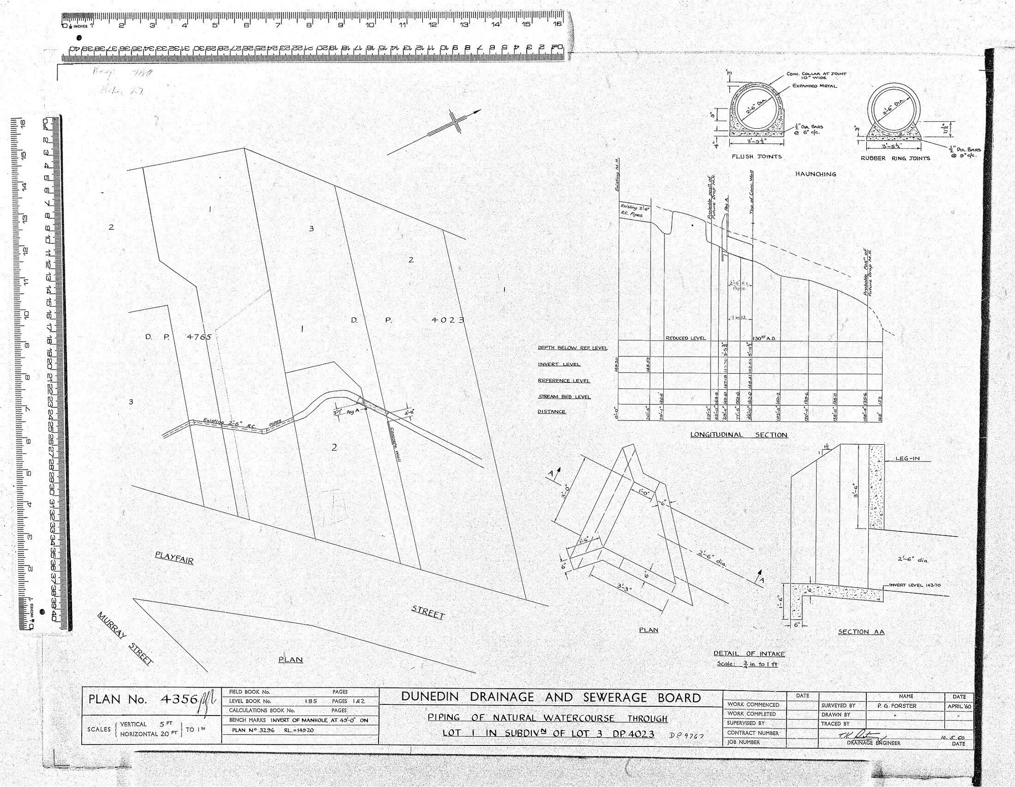 PIPING OF NATURAL WATERCOURSE THROUGH LOT 1 IN SUBDIVN OF LOT 3 DP 4023