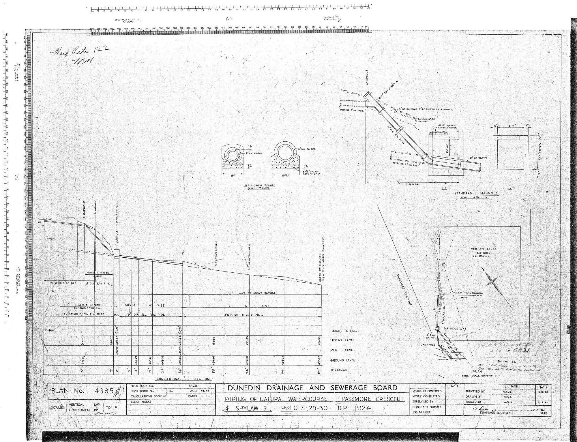 PIPING OF NATURAL WATERCOURSE PASSMORE CRESCENT &amp; SPYLAW ST PT LOTS 29-30 DP 1824