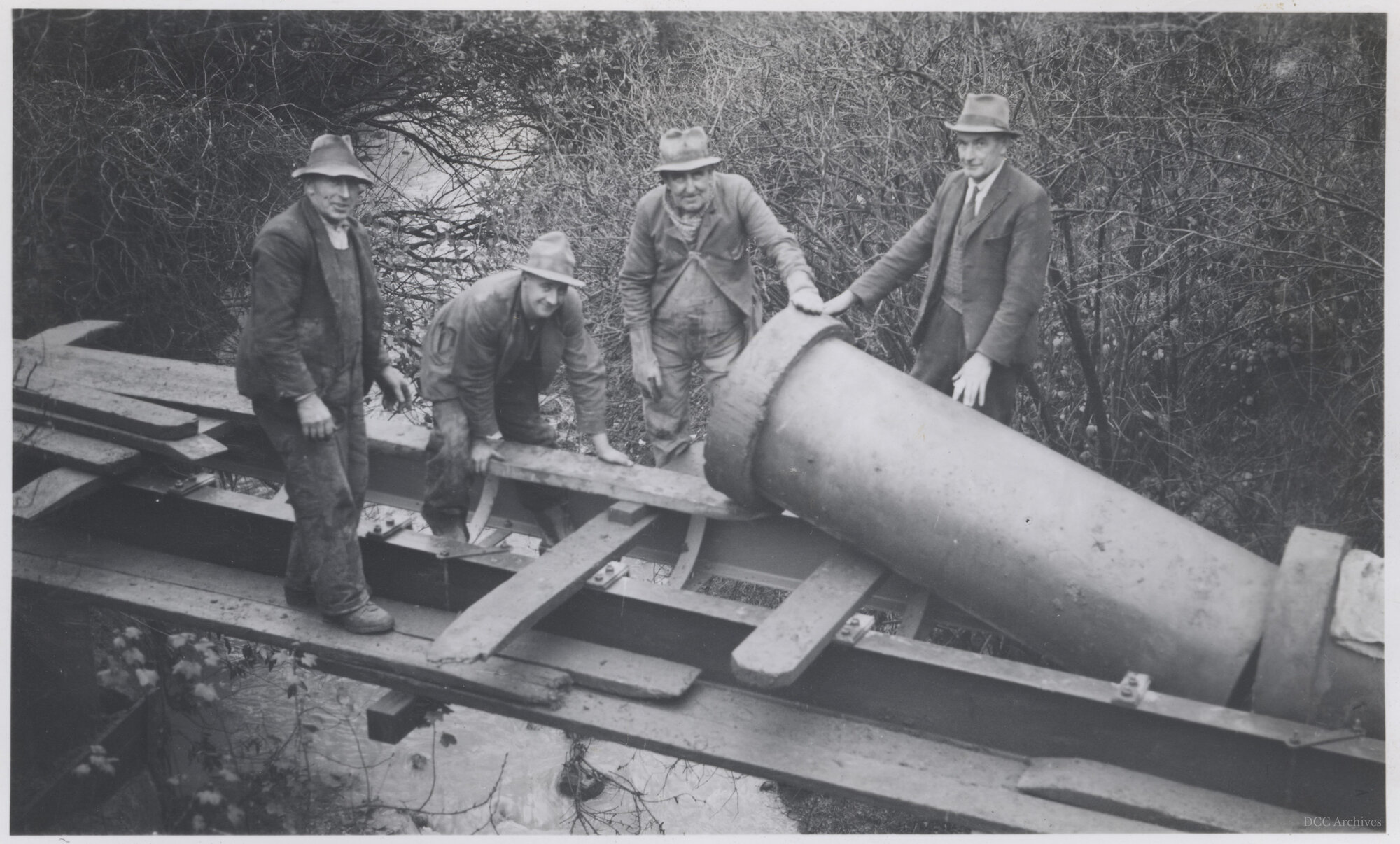 Pipe Bridge Across Kaikorai Stream
