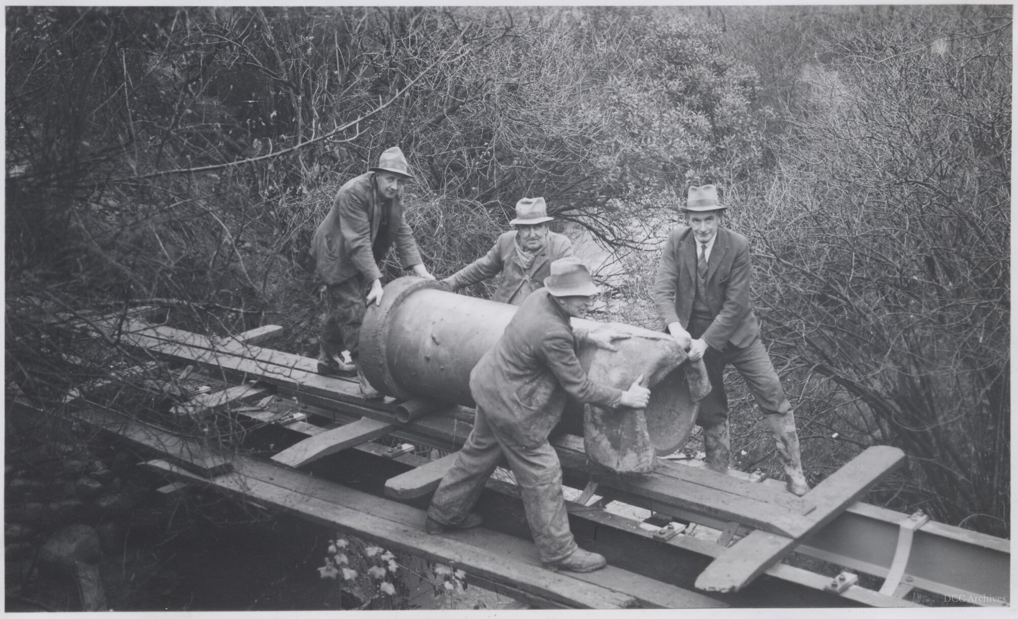 Pipe Bridge Across Kaikorai Stream